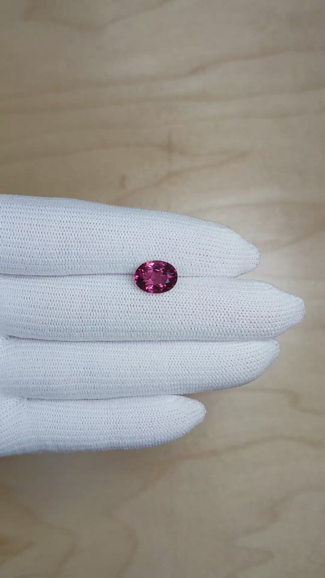 2.83 Ct. Tourmaline from Madagascar Size Video