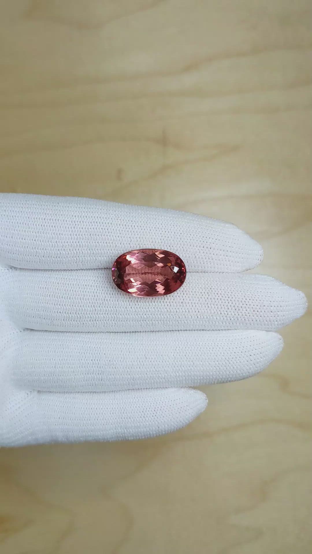 16.77 Ct. Tourmaline from Madagascar Size Video