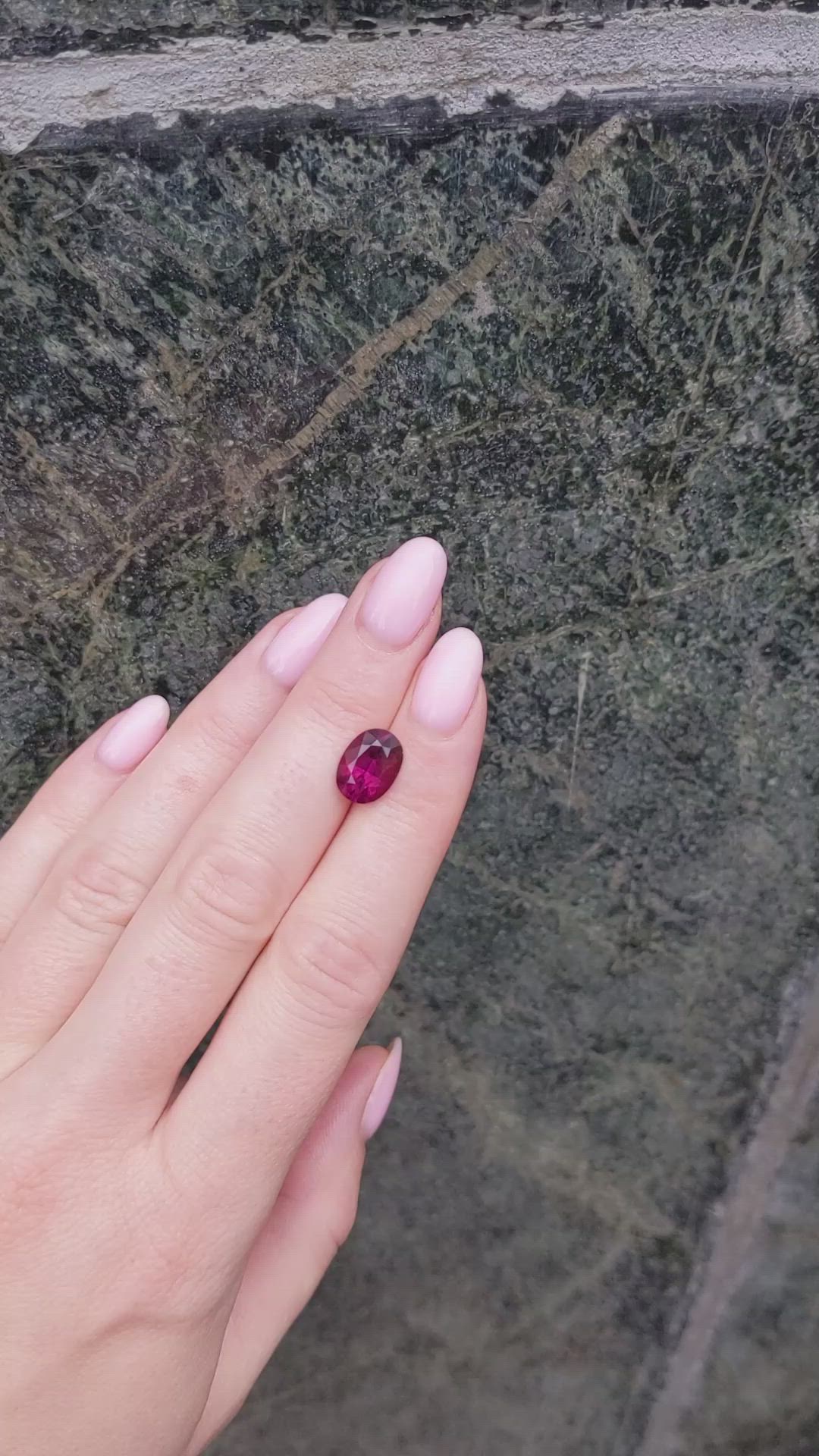 2.84 Ct. Rubellite Tourmaline from Madagascar Size Video
