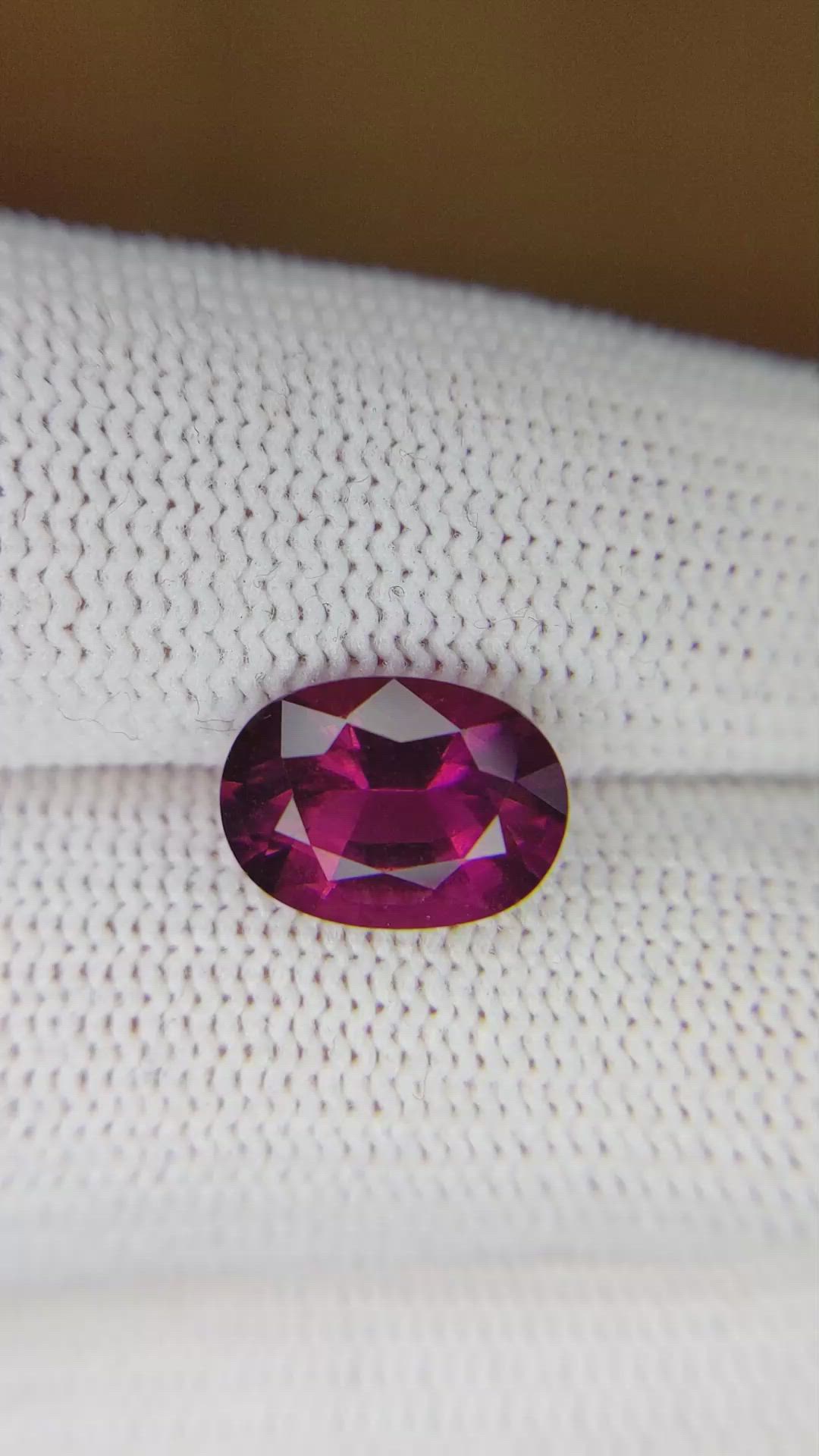 2.84 Ct. Rubellite Tourmaline from Madagascar Size Video