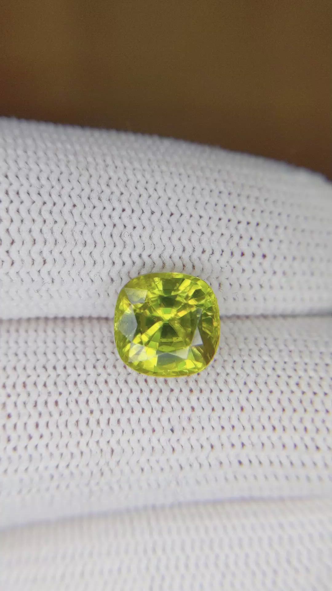 3.31 Ct. Sphene (Titanite) from Madagascar Size Video