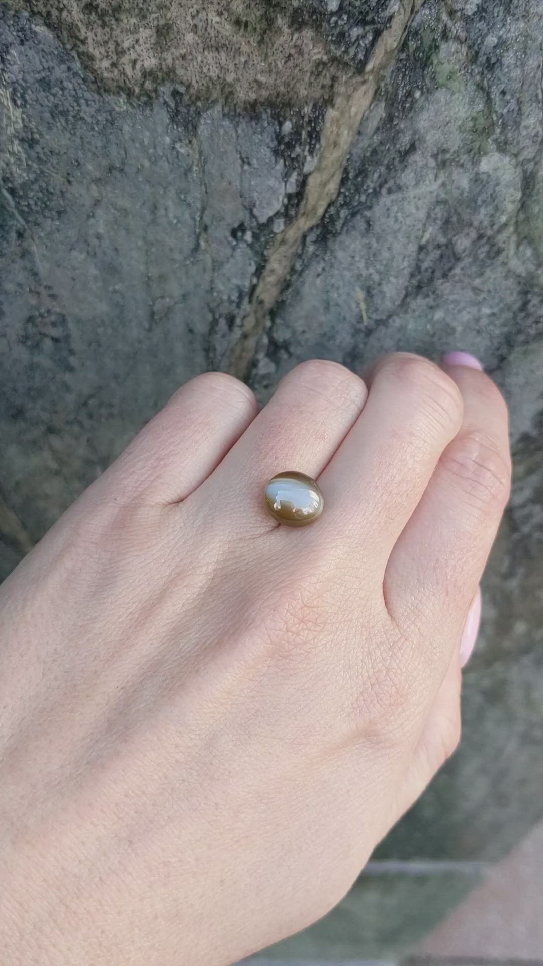 6.53 Ct. Chrysoberyl from Ceylon (Sri Lanka) Size Video