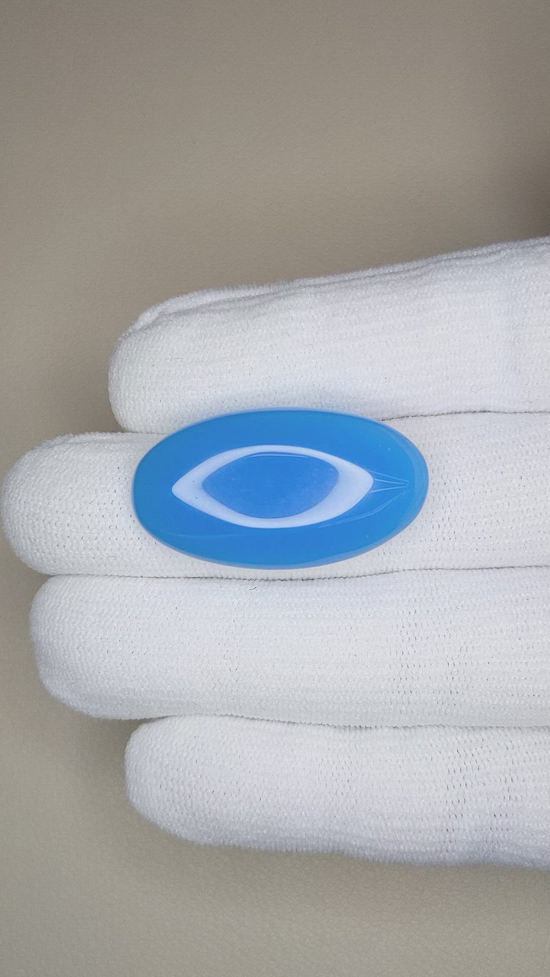 30.02 Ct. Cabochon Agate from Namibia Size Video