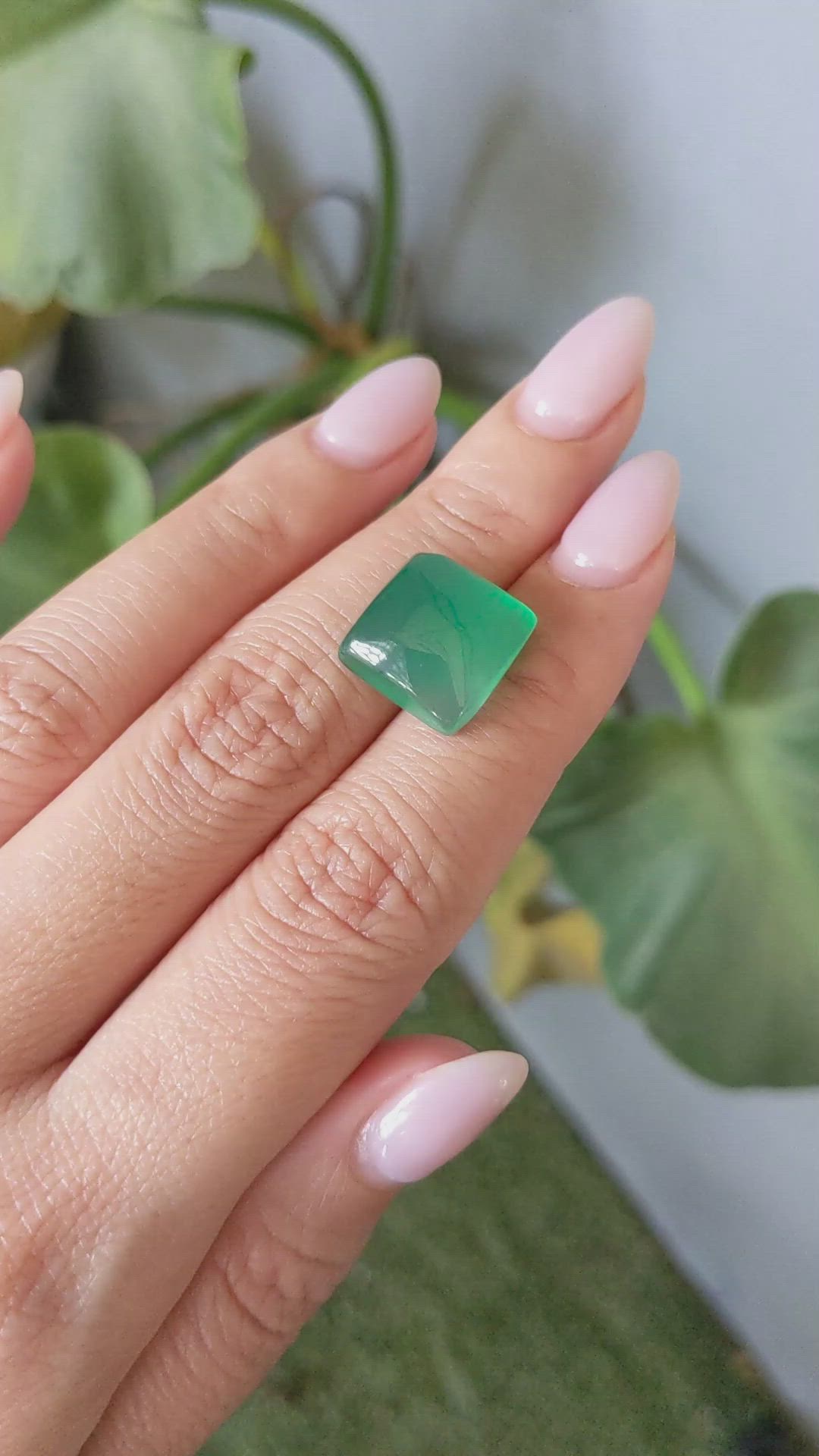 12.14 Ct. Cabochon Agate from Namibia Size Video