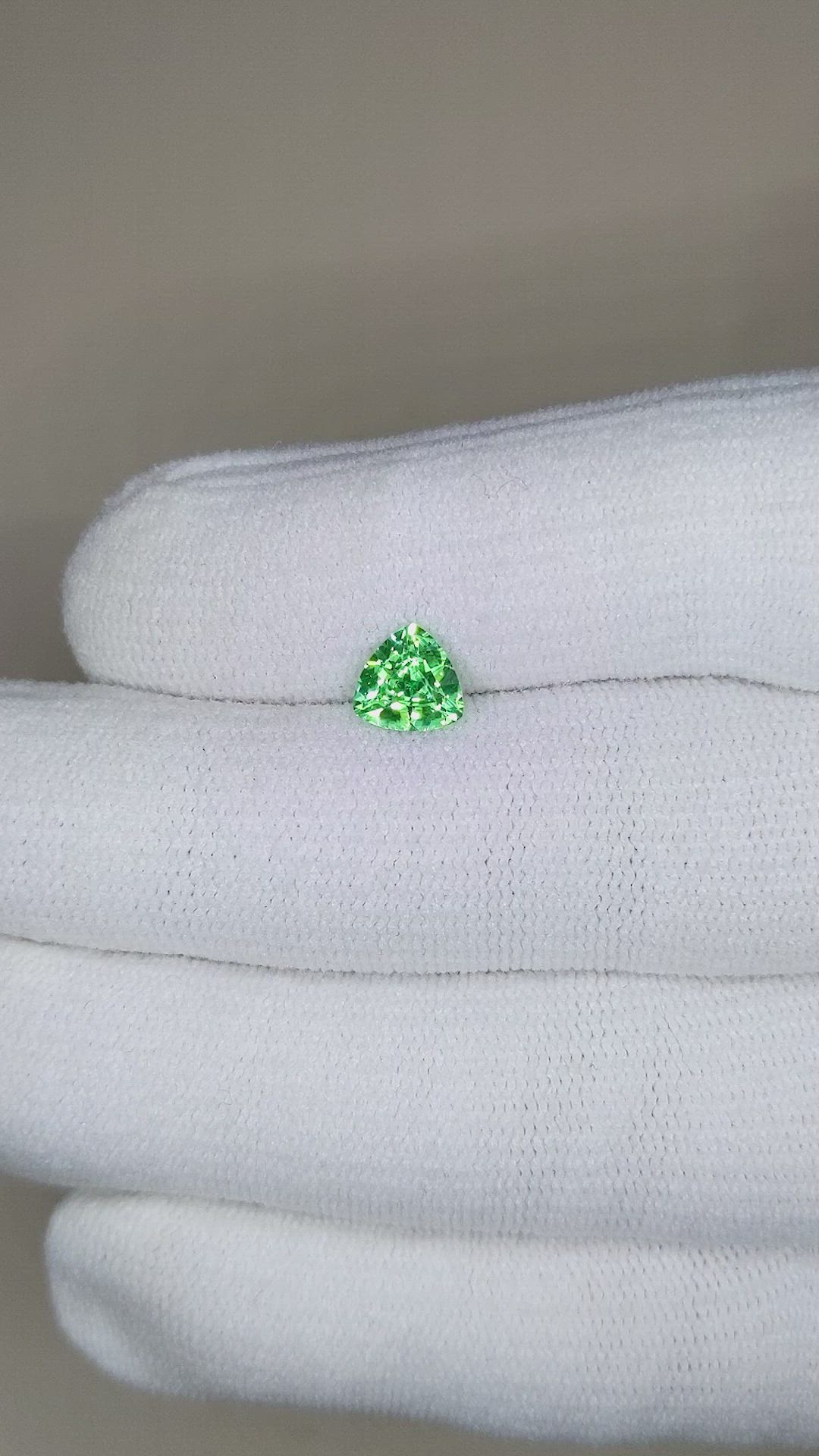 1.27 Ct. Tsavorite Garnet from Tanzania Size Video