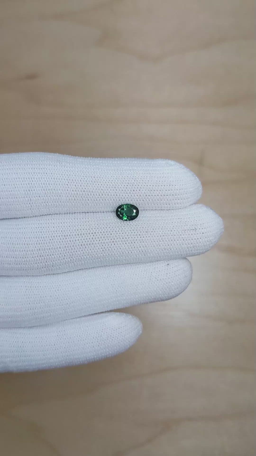0.71 Ct. Alexandrite from Brazil Size Video