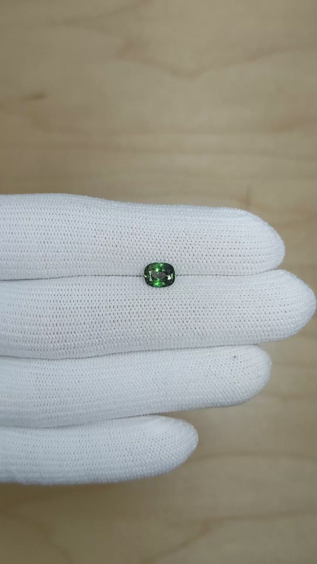 0.77 Ct. Alexandrite from Brazil Size Video