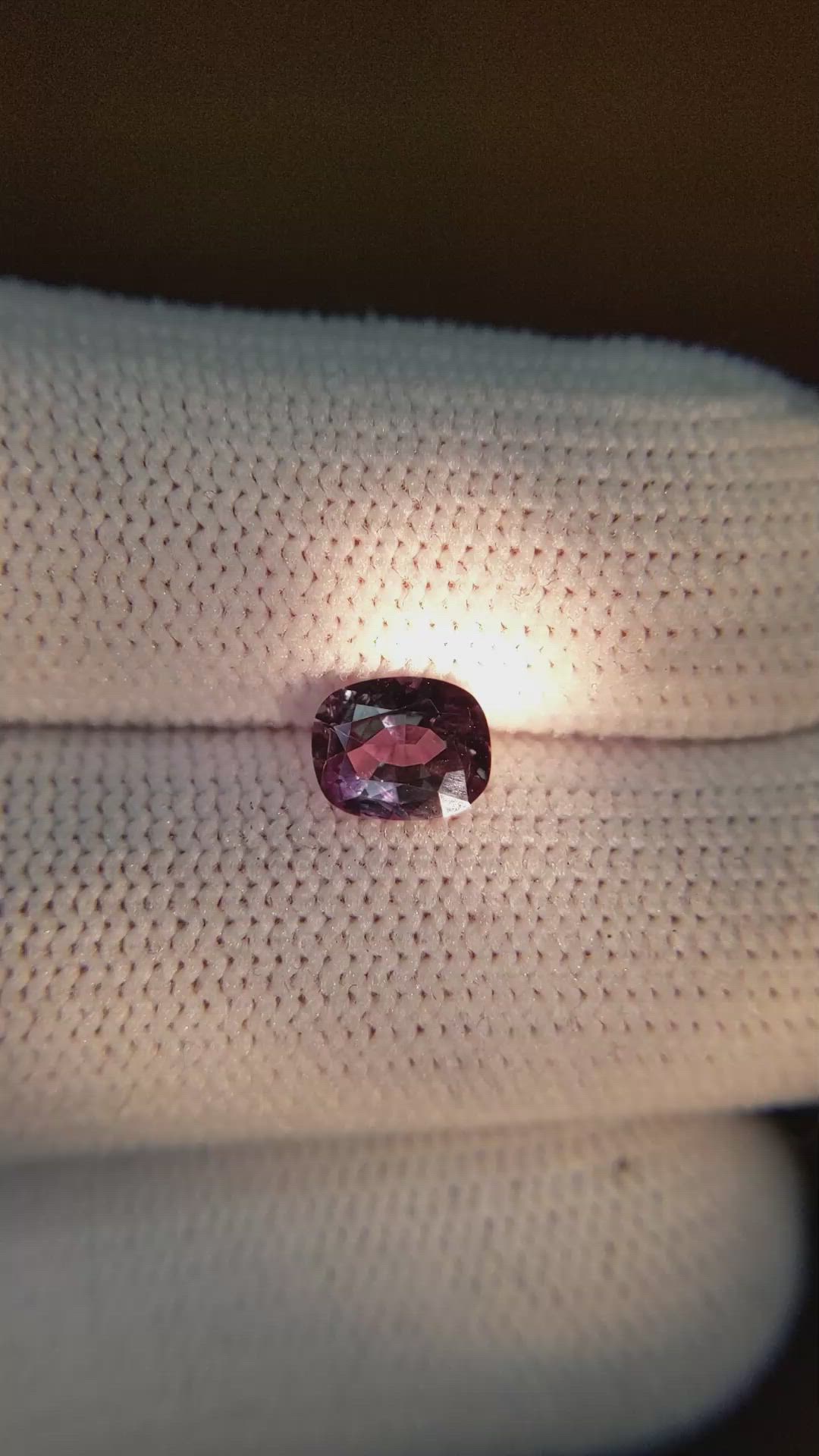 0.77 Ct. Alexandrite from Brazil Size Video