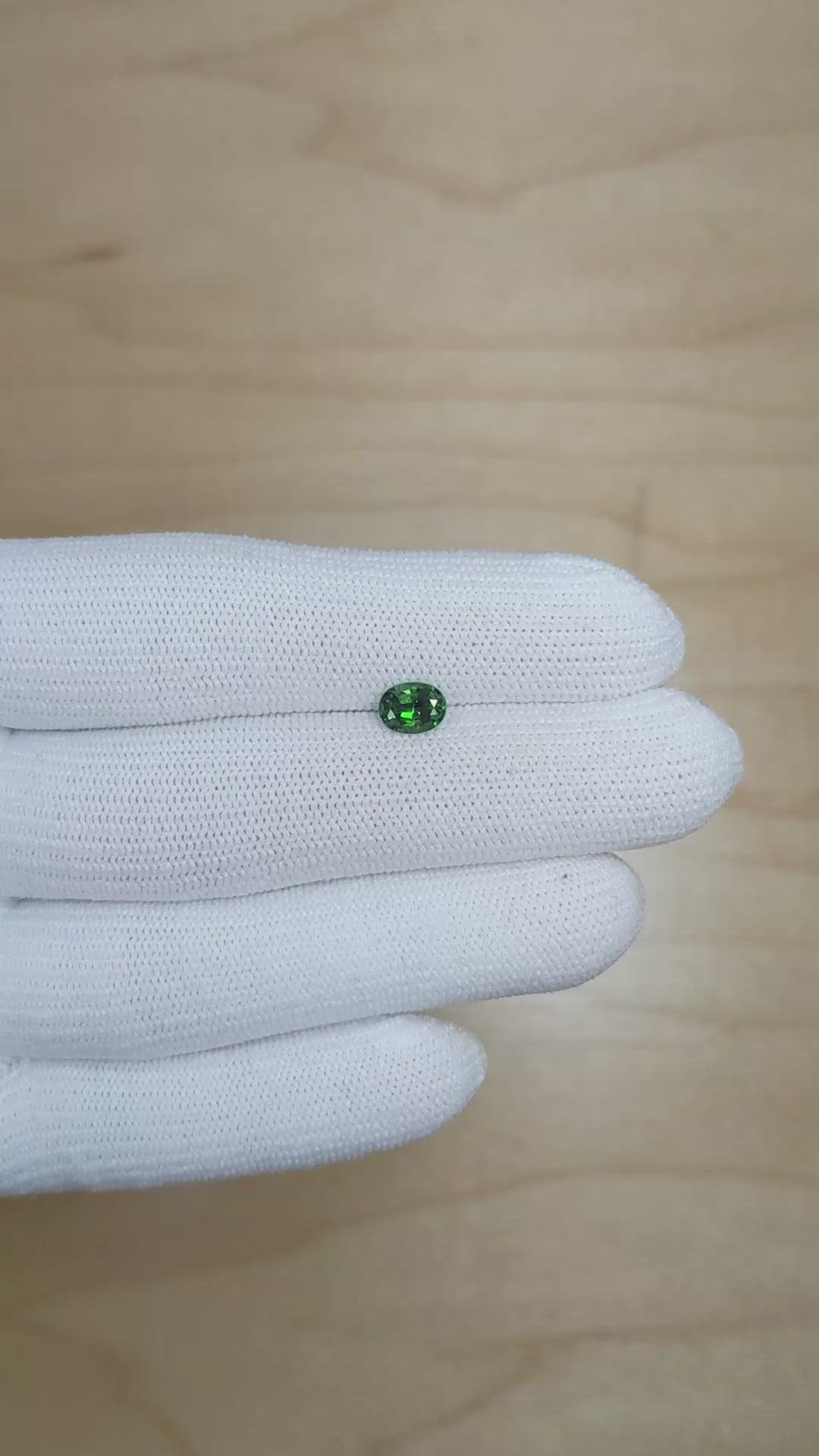 0.89 Ct. Alexandrite from Brazil Size Video