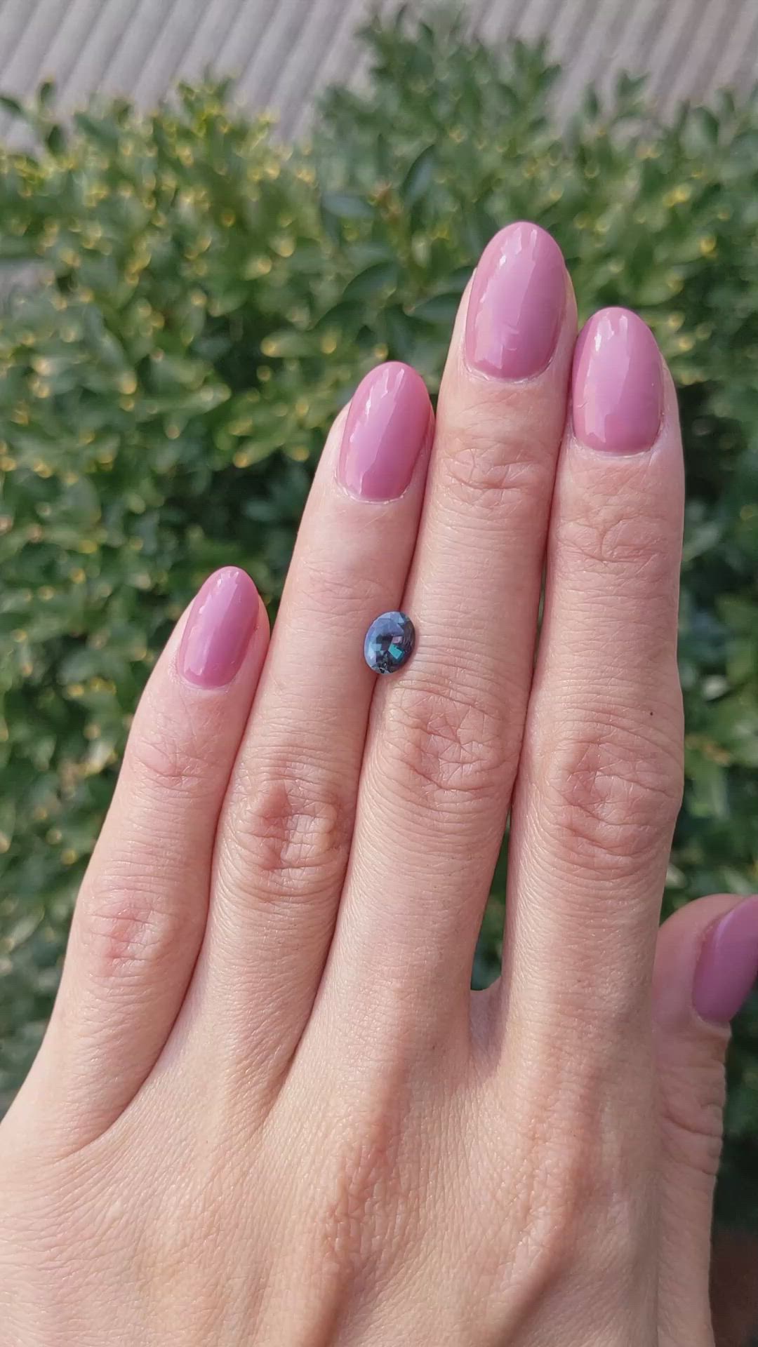 0.95 Ct. Alexandrite from Brazil Size Video