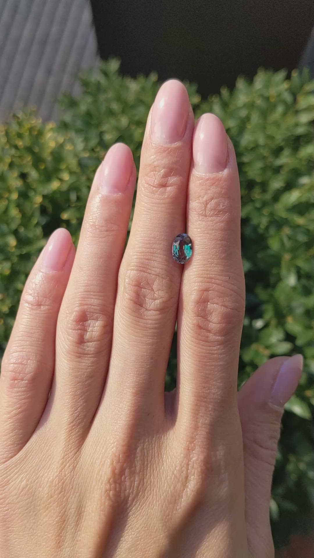 1.34 Ct. Alexandrite from Brazil Size Video
