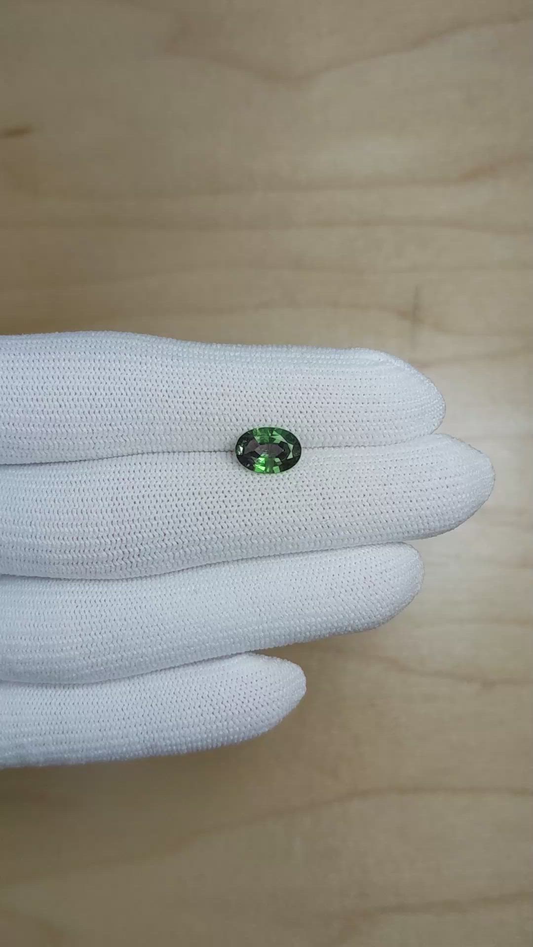 1.66 Ct. Alexandrite from Brazil Size Video