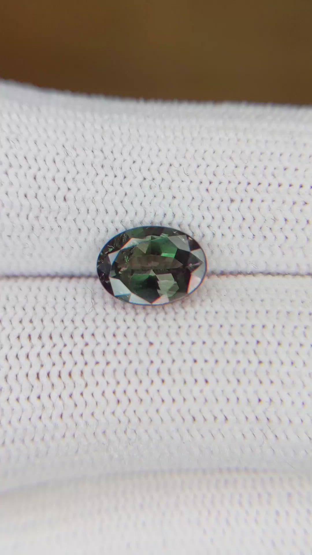 1.76 Ct. Alexandrite from Brazil Size Video