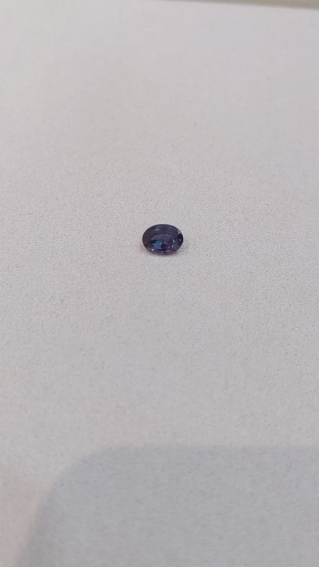 1.76 Ct. Alexandrite from Brazil Size Video