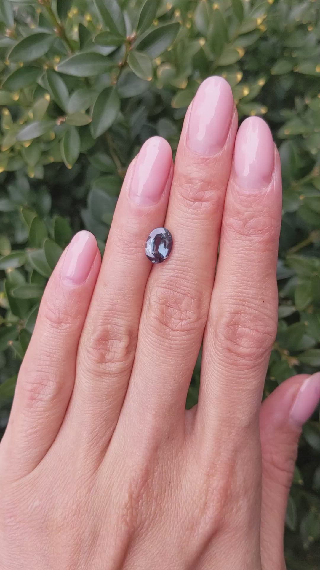 1.76 Ct. Alexandrite from Brazil Size Video