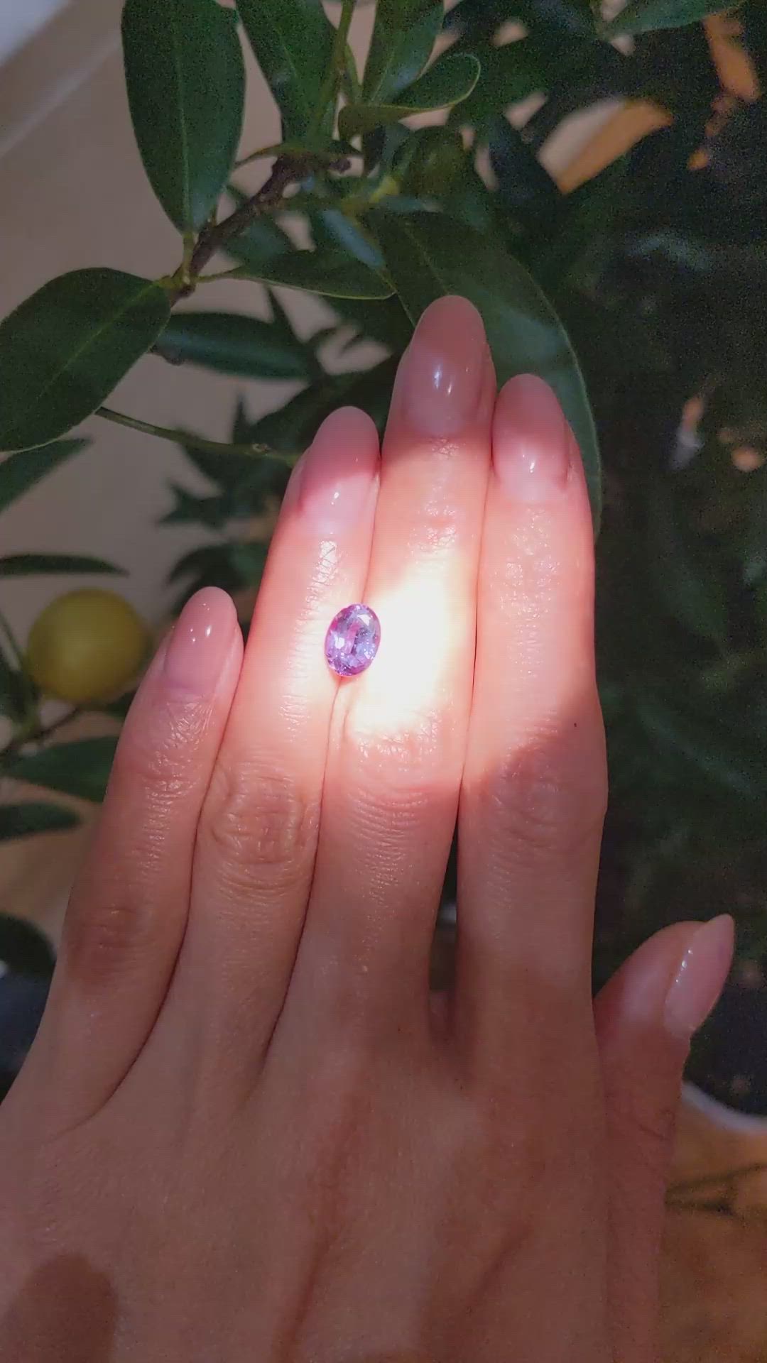 1.76 Ct. Alexandrite from Brazil Size Video