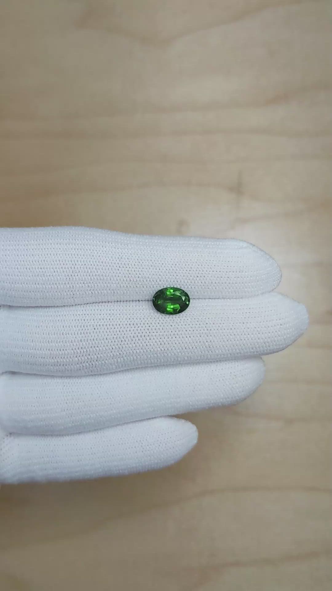 1.76 Ct. Alexandrite from Brazil Size Video
