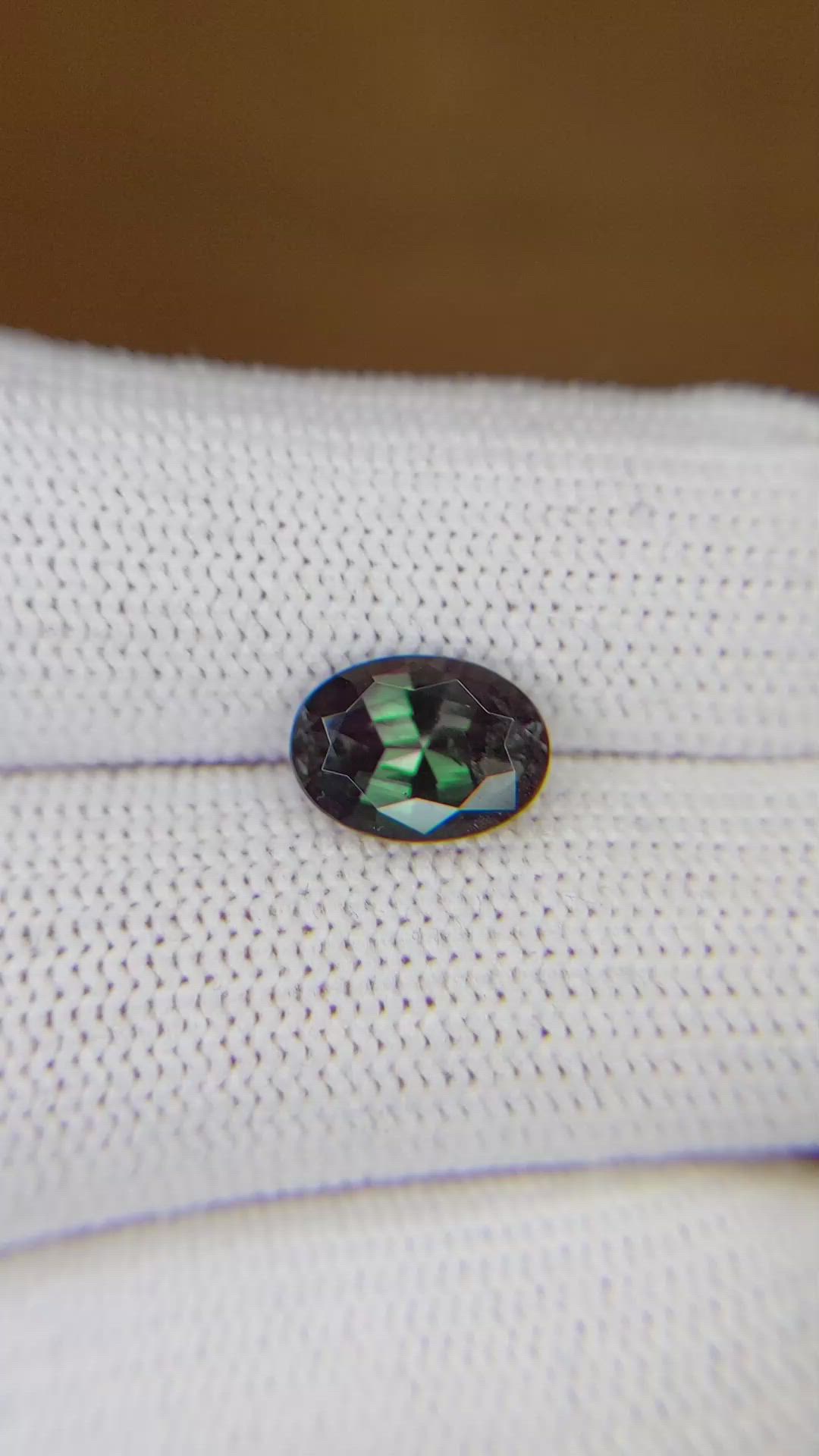 2.27 Ct. Alexandrite from Brazil Size Video