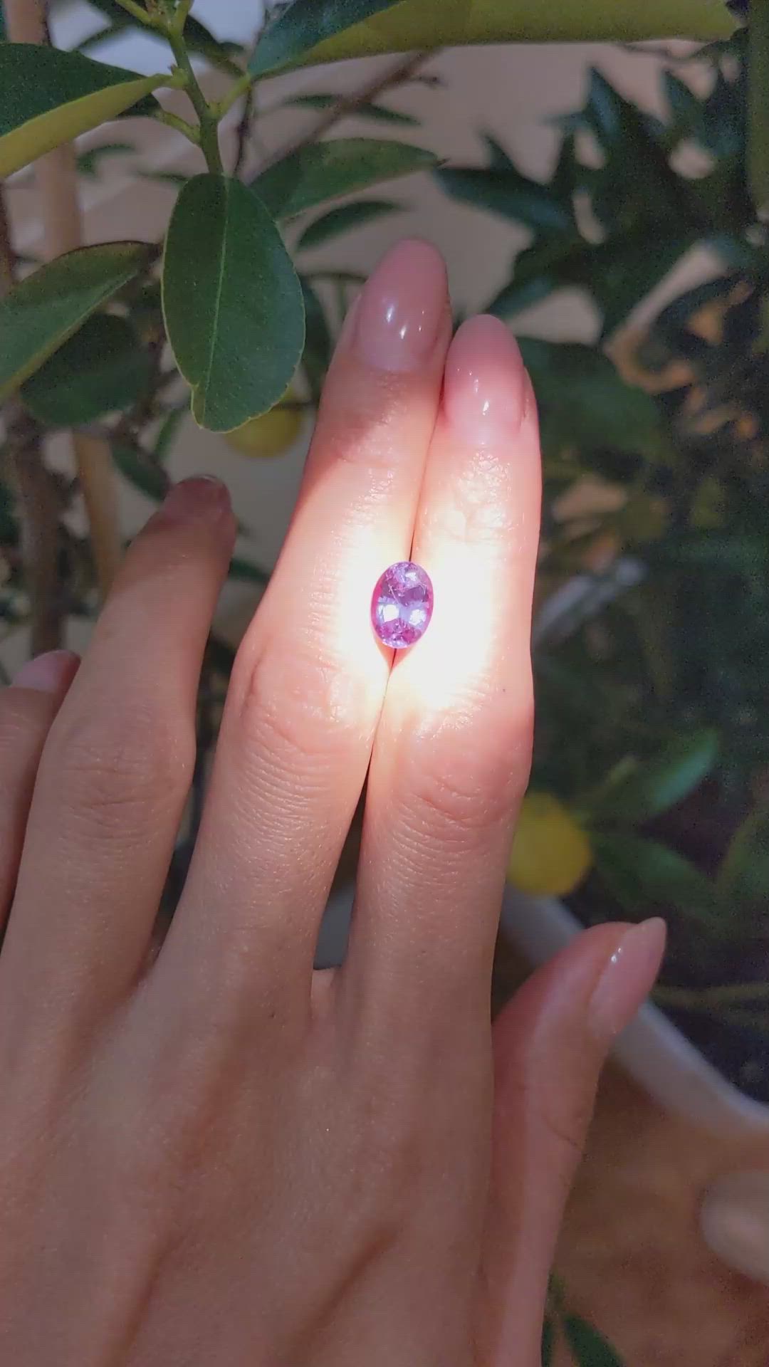 2.27 Ct. Alexandrite from Brazil Size Video