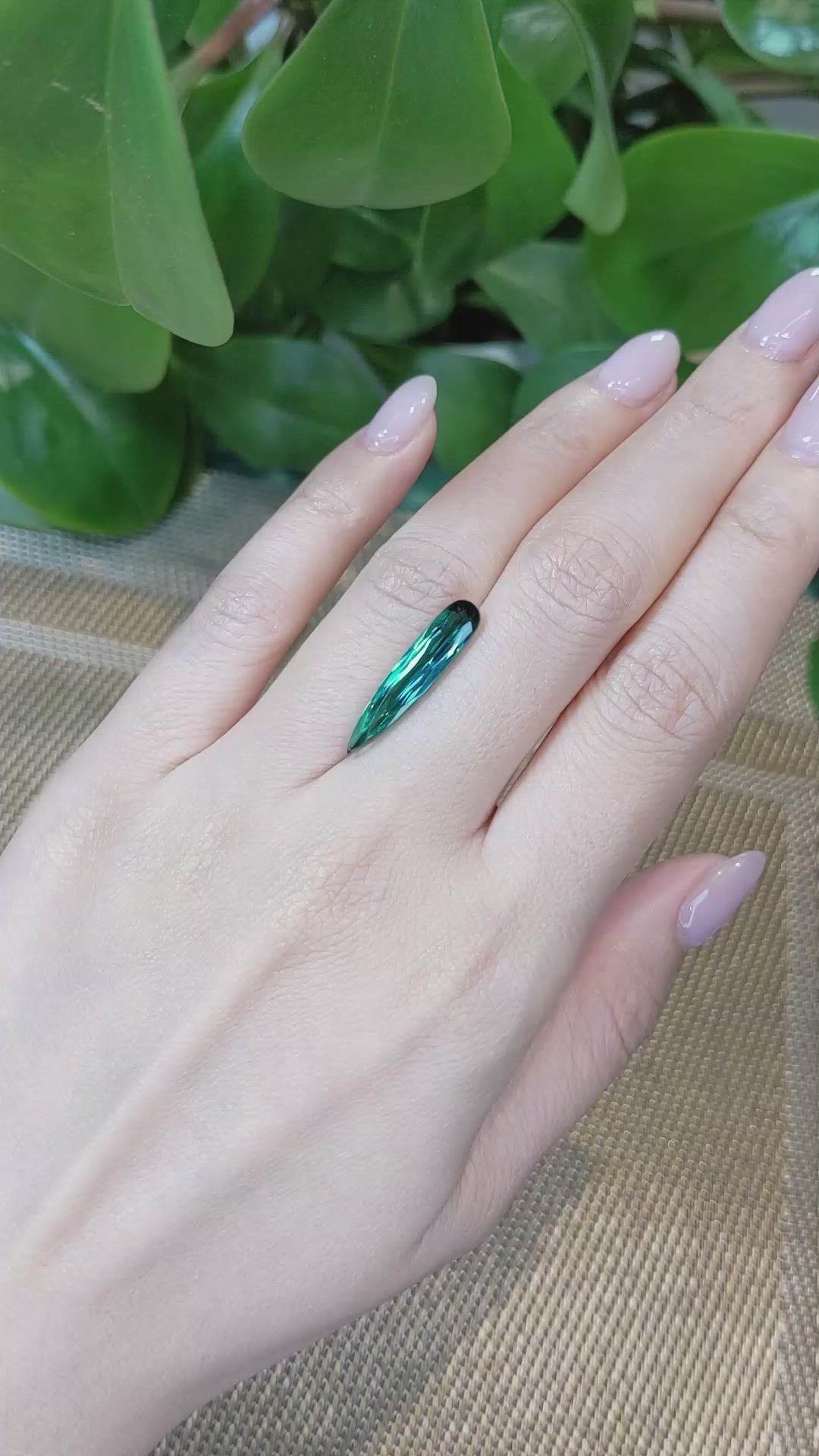 3.93 Ct. Tourmaline from Brazil Size Video