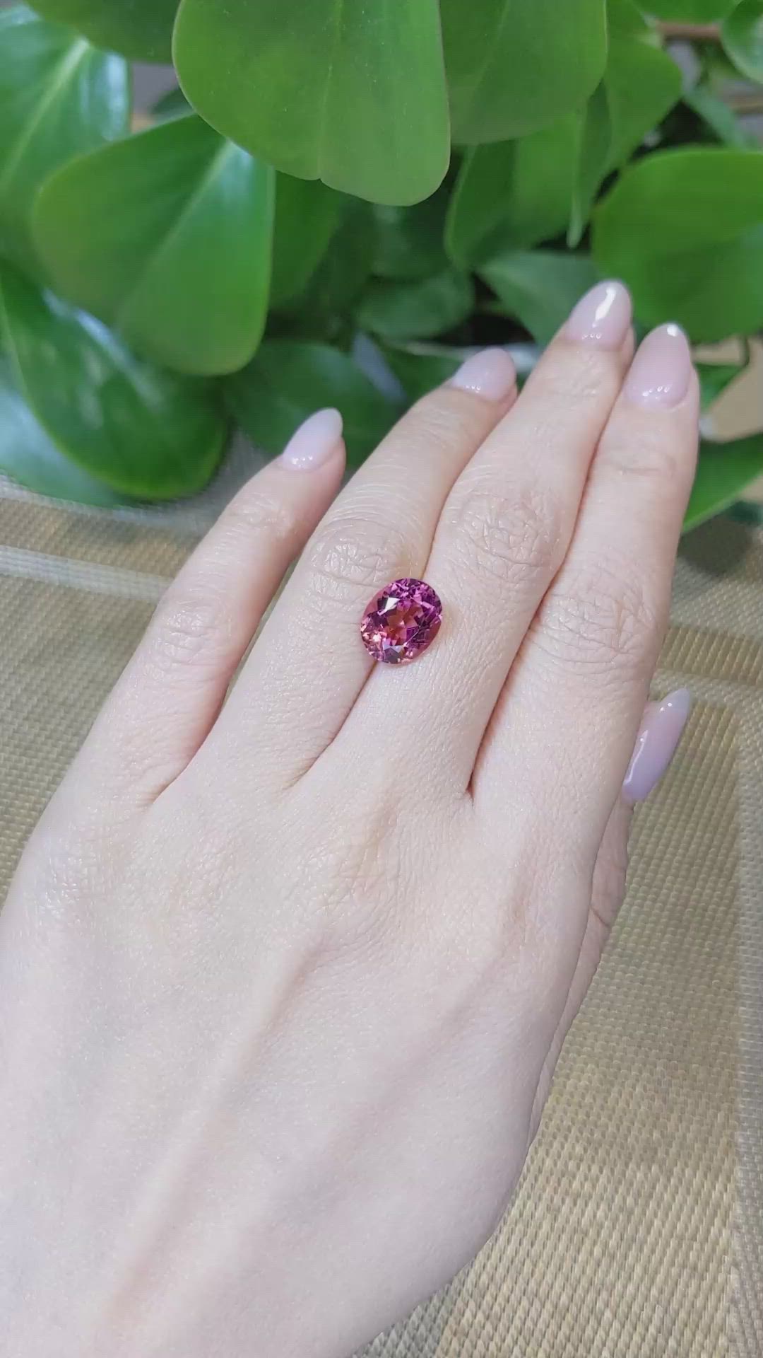 3.66 Ct. Tourmaline from Brazil Size Video