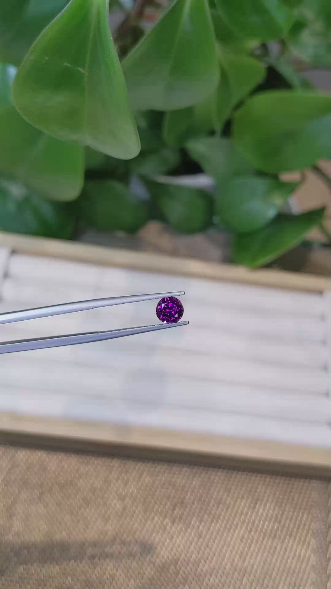 1.20 Ct. Garnet from Mozambique Size Video