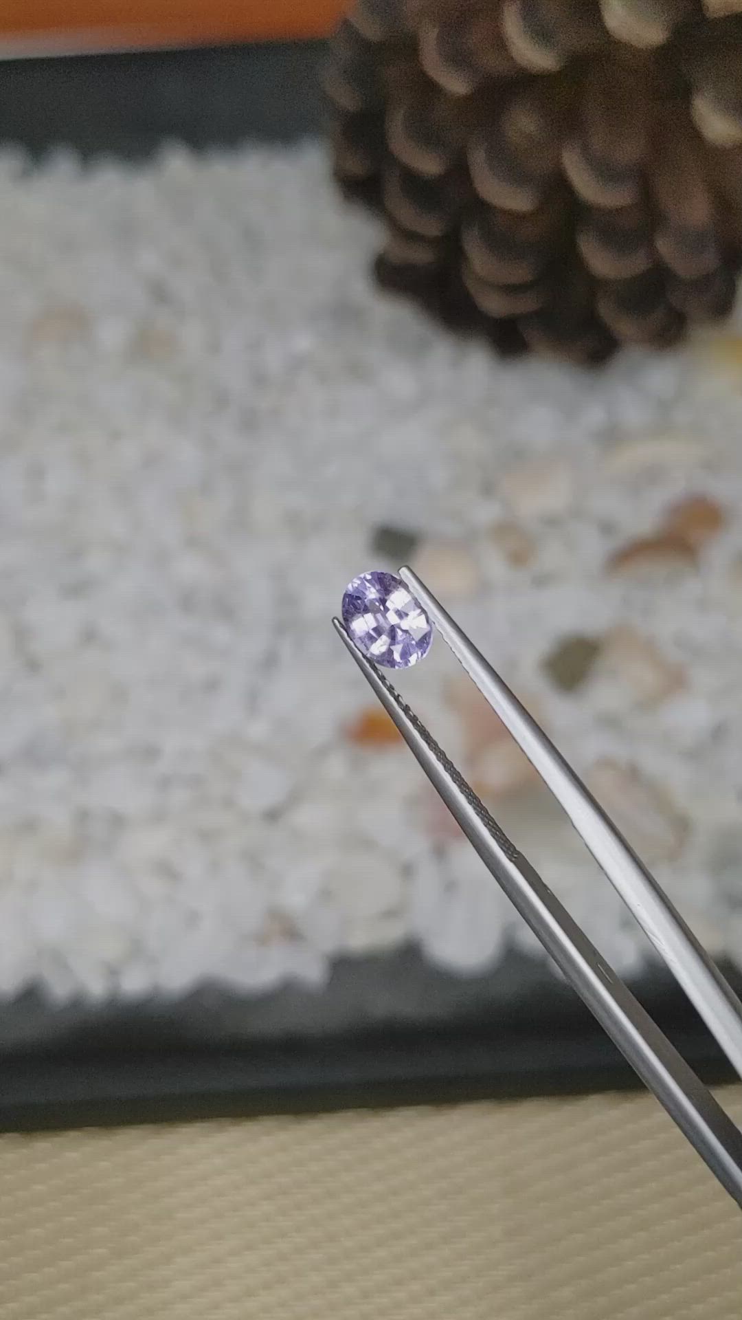 0.92 Ct. Spinel from Ceylon (Sri Lanka) Size Video