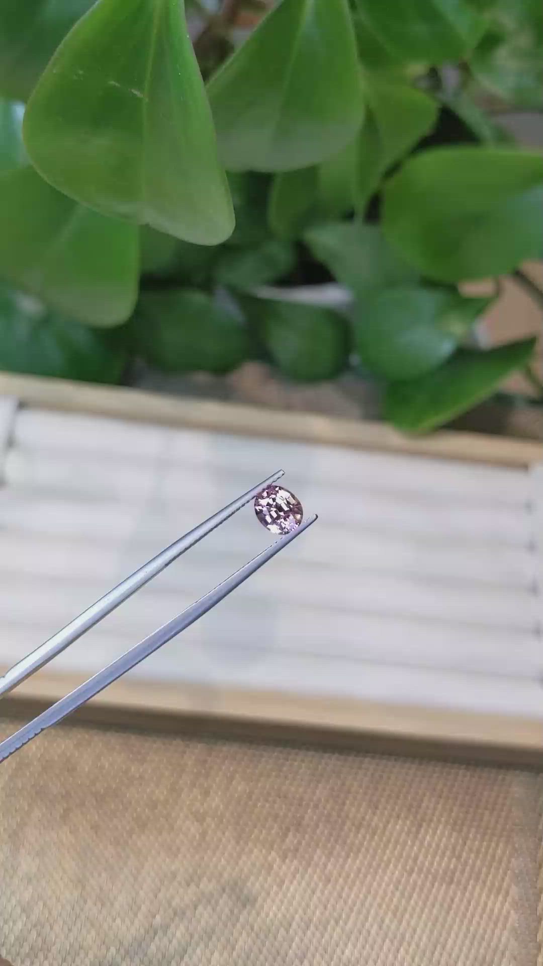 1.35 Ct. Malaya Garnet from Tanzania Size Video