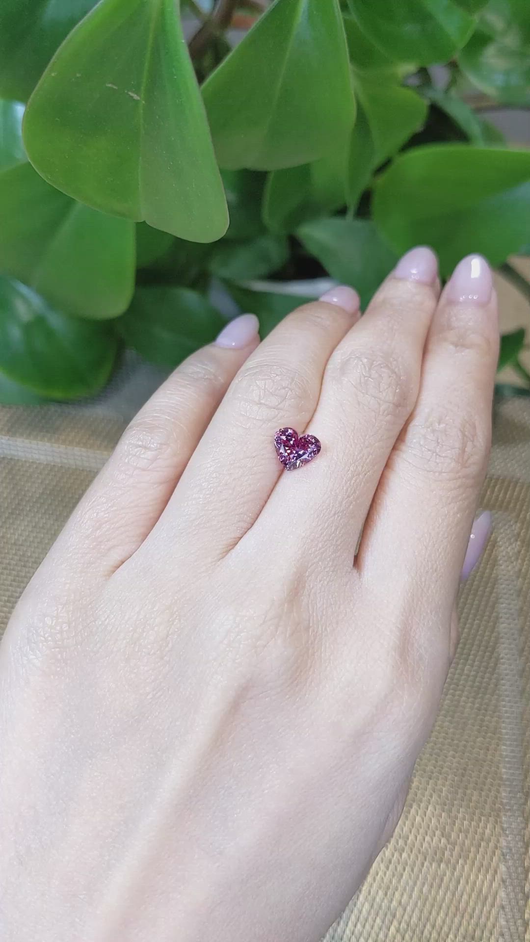 1.78 Ct. Malaya Garnet from Tanzania Size Video