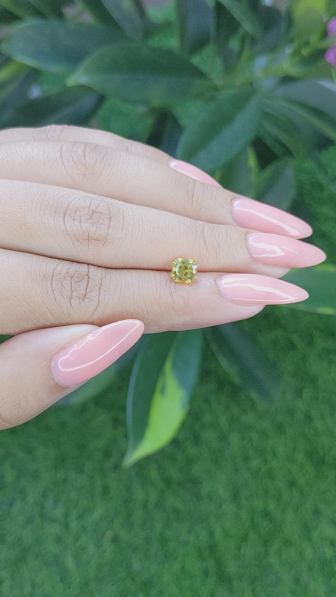 1.23 Ct. Chrysoberyl from Tanzania Size Video