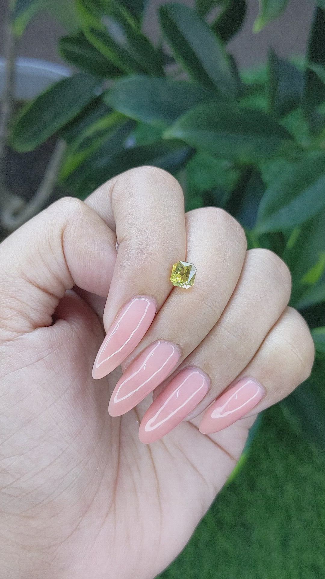 1.23 Ct. Chrysoberyl from Tanzania Size Video