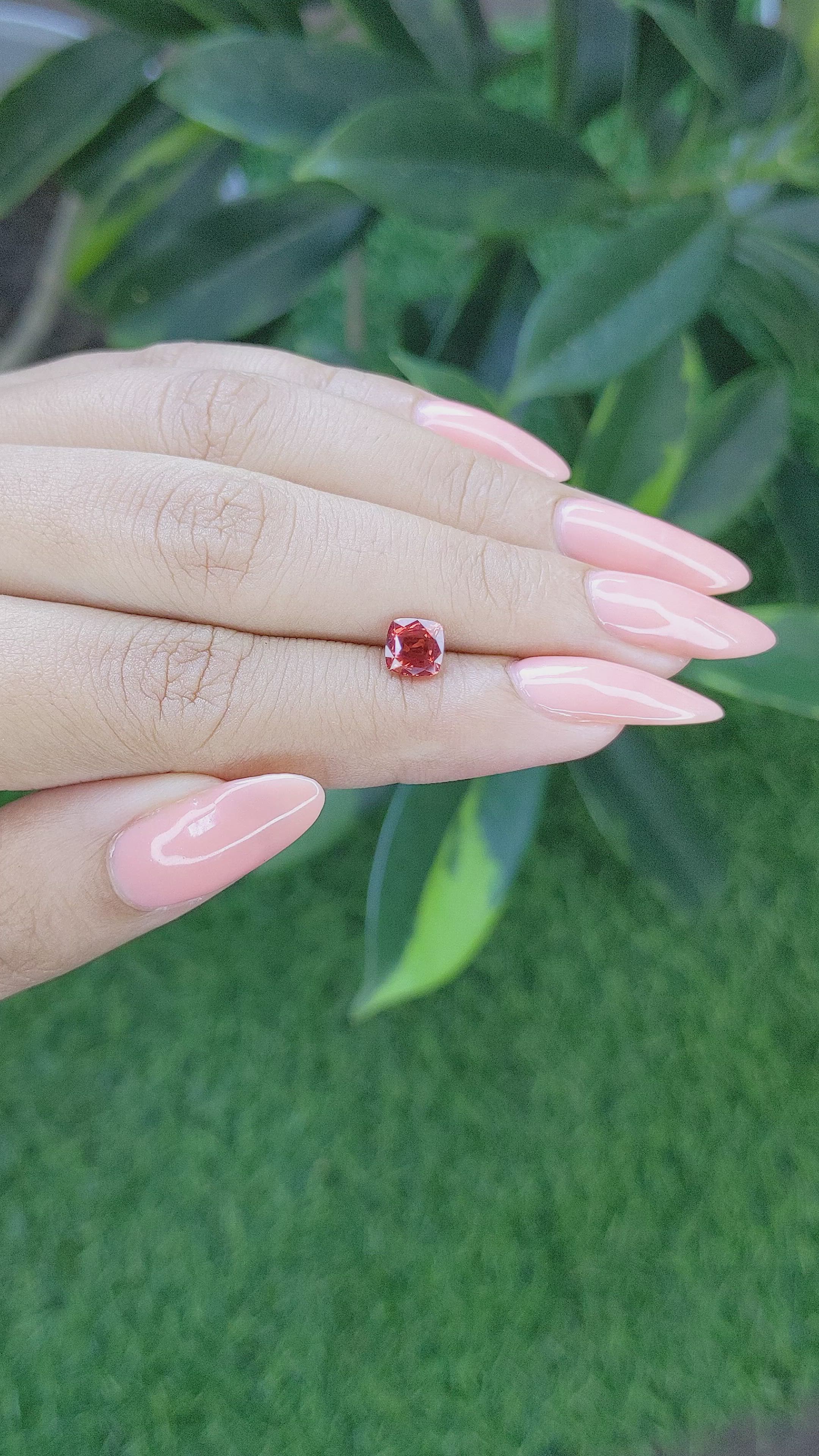 1.06 Ct. Spinel from Tanzania Size Video