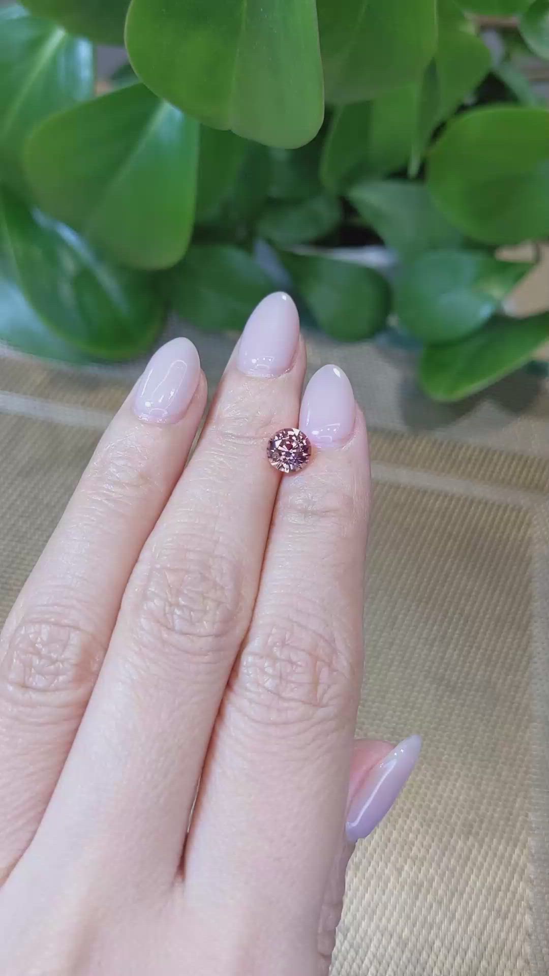 1.45 Ct. Malaya Garnet from Tanzania Size Video