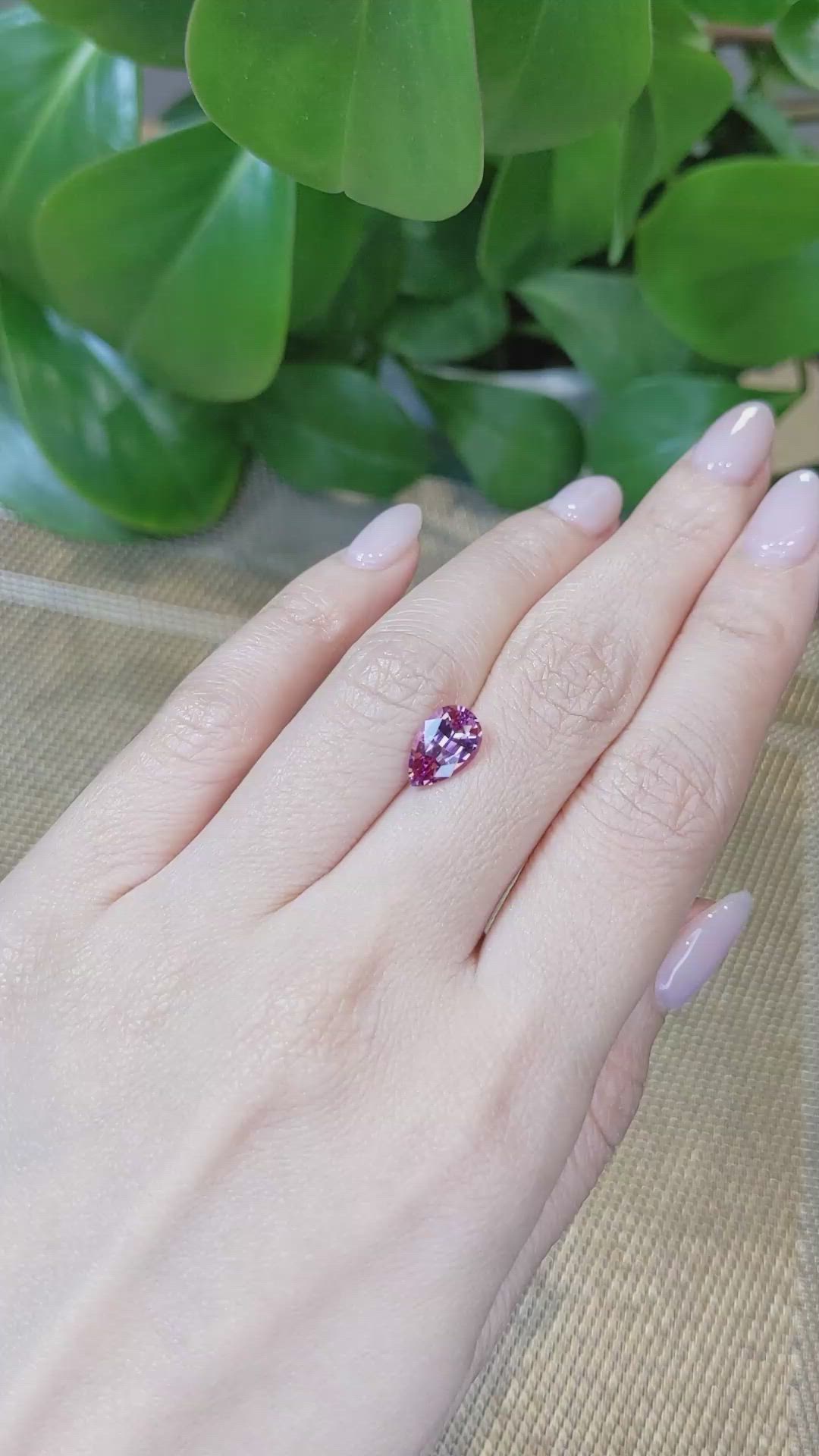 2.37 Ct. Malaya Garnet from Tanzania Size Video