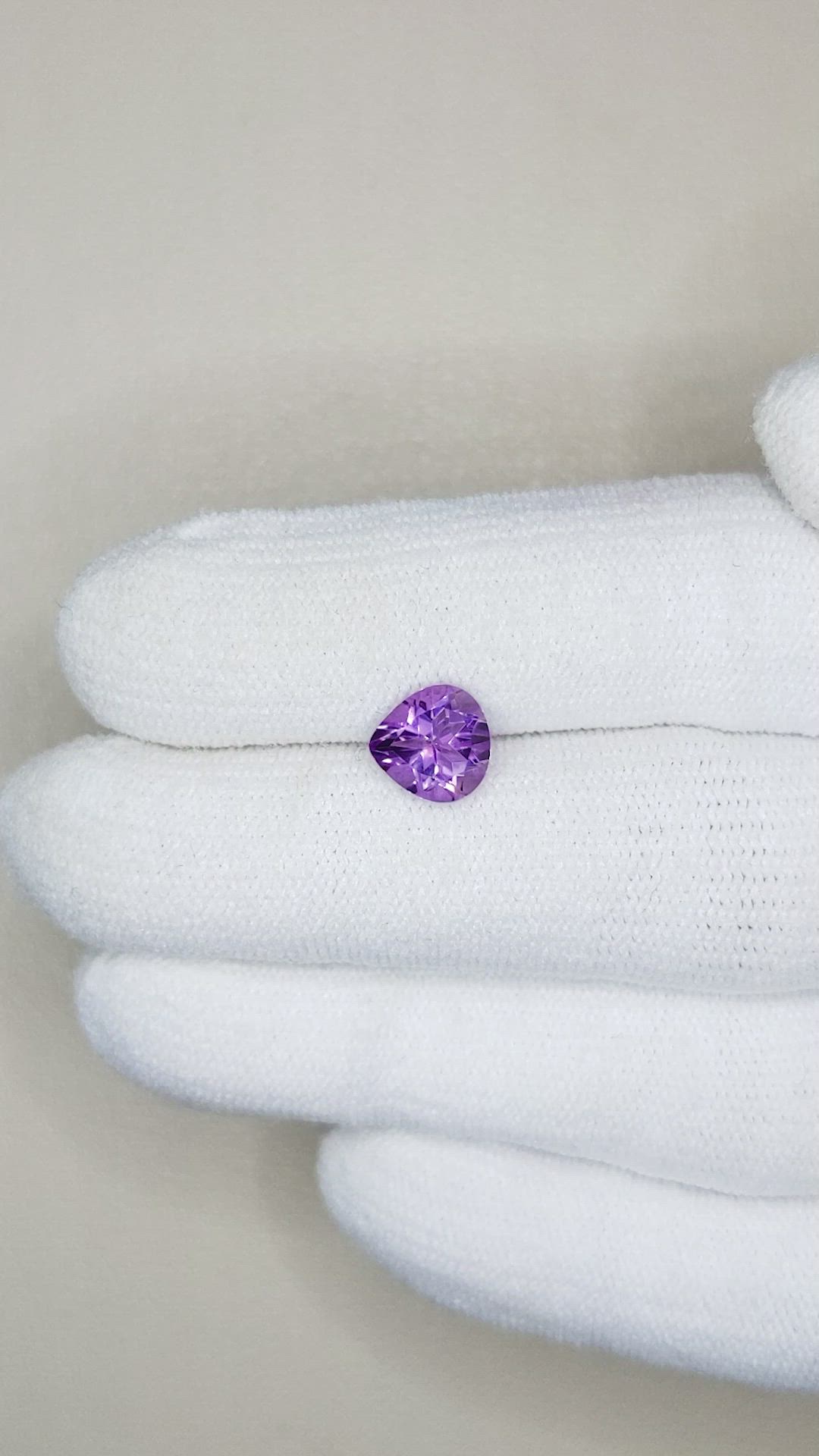 1.15 Ct. Amethyst from Brazil Size Video