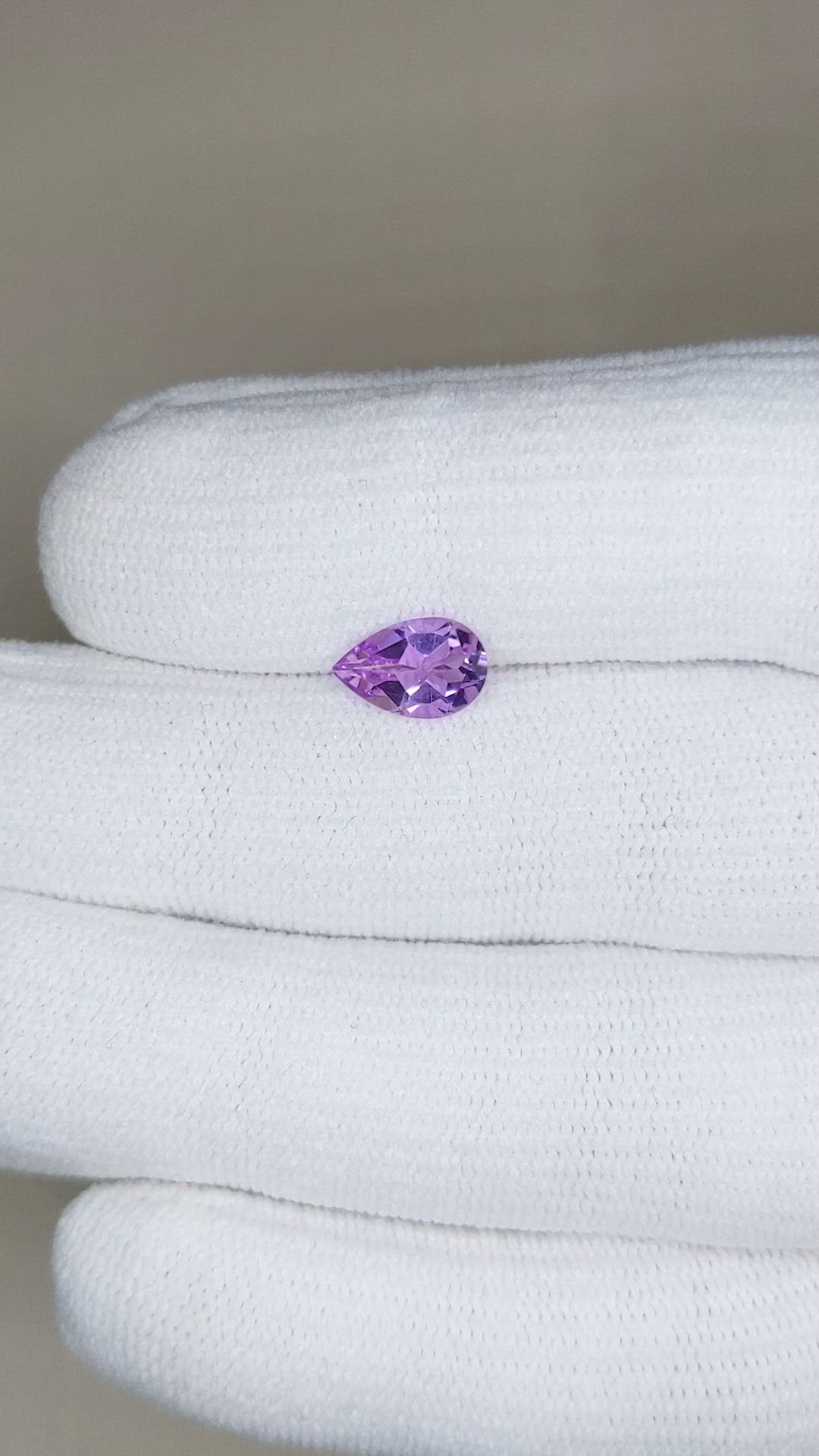 1.14 Ct. Amethyst from Brazil Size Video