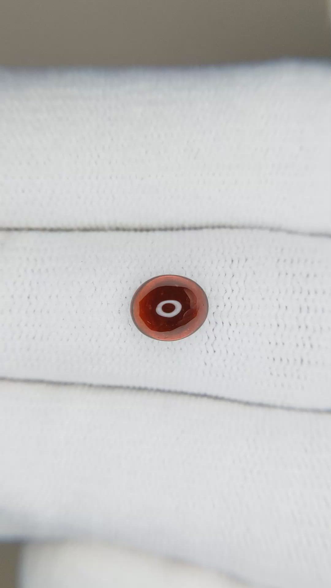 1.45 Ct. Cabochon Spessartite Garnet from Nigeria Size Video