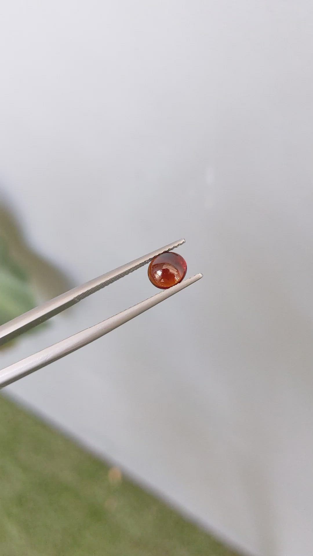 1.32 Ct. Cabochon Spessartite Garnet from Nigeria Size Video