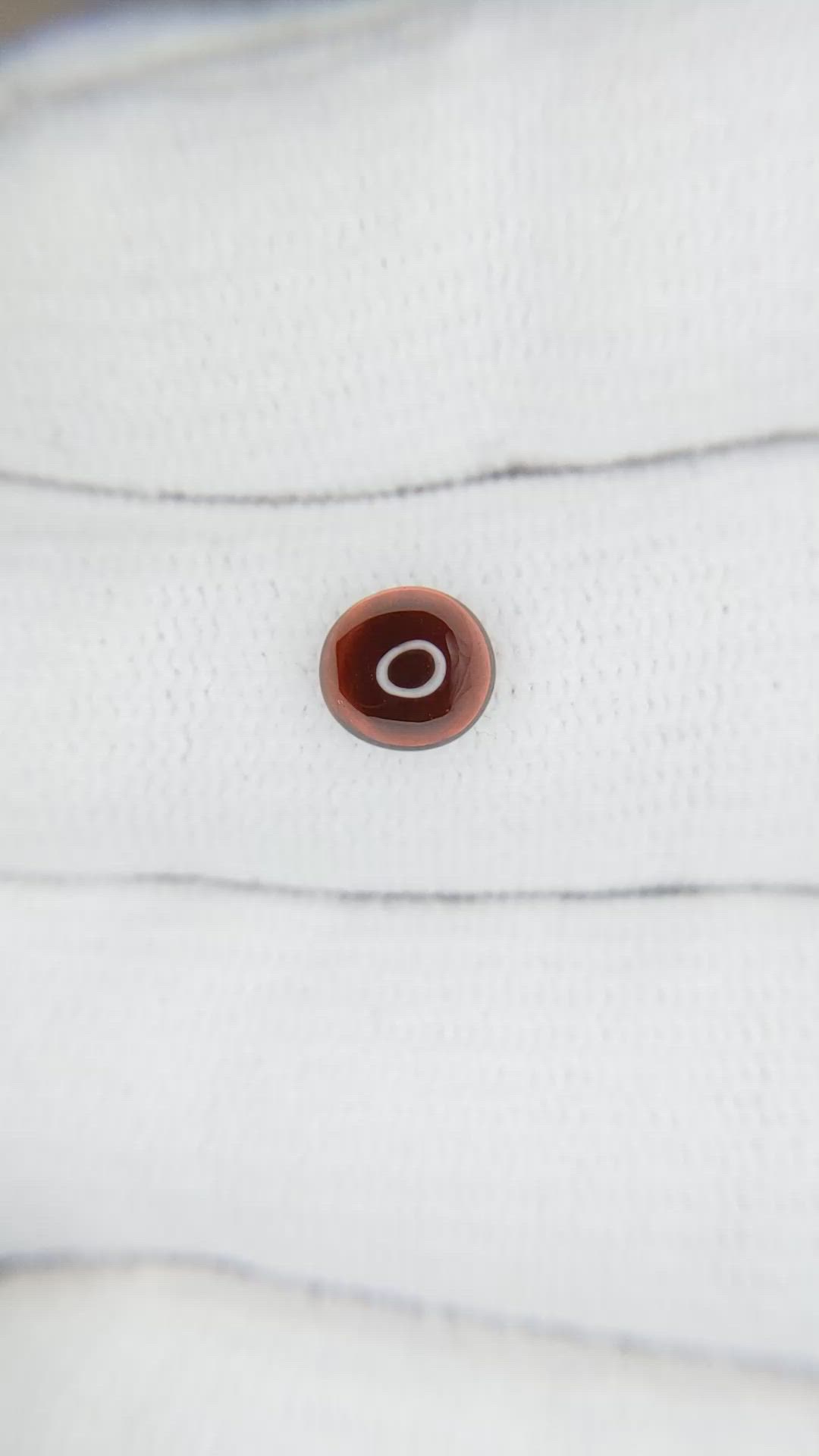 1.53 Ct. Cabochon Spessartite Garnet from Nigeria Size Video