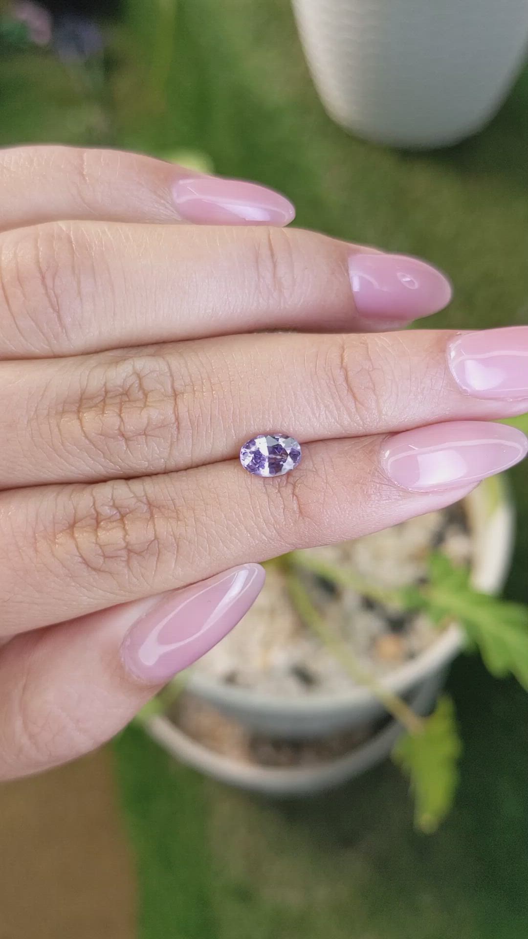 0.91 Ct. Spinel from Madagascar Size Video