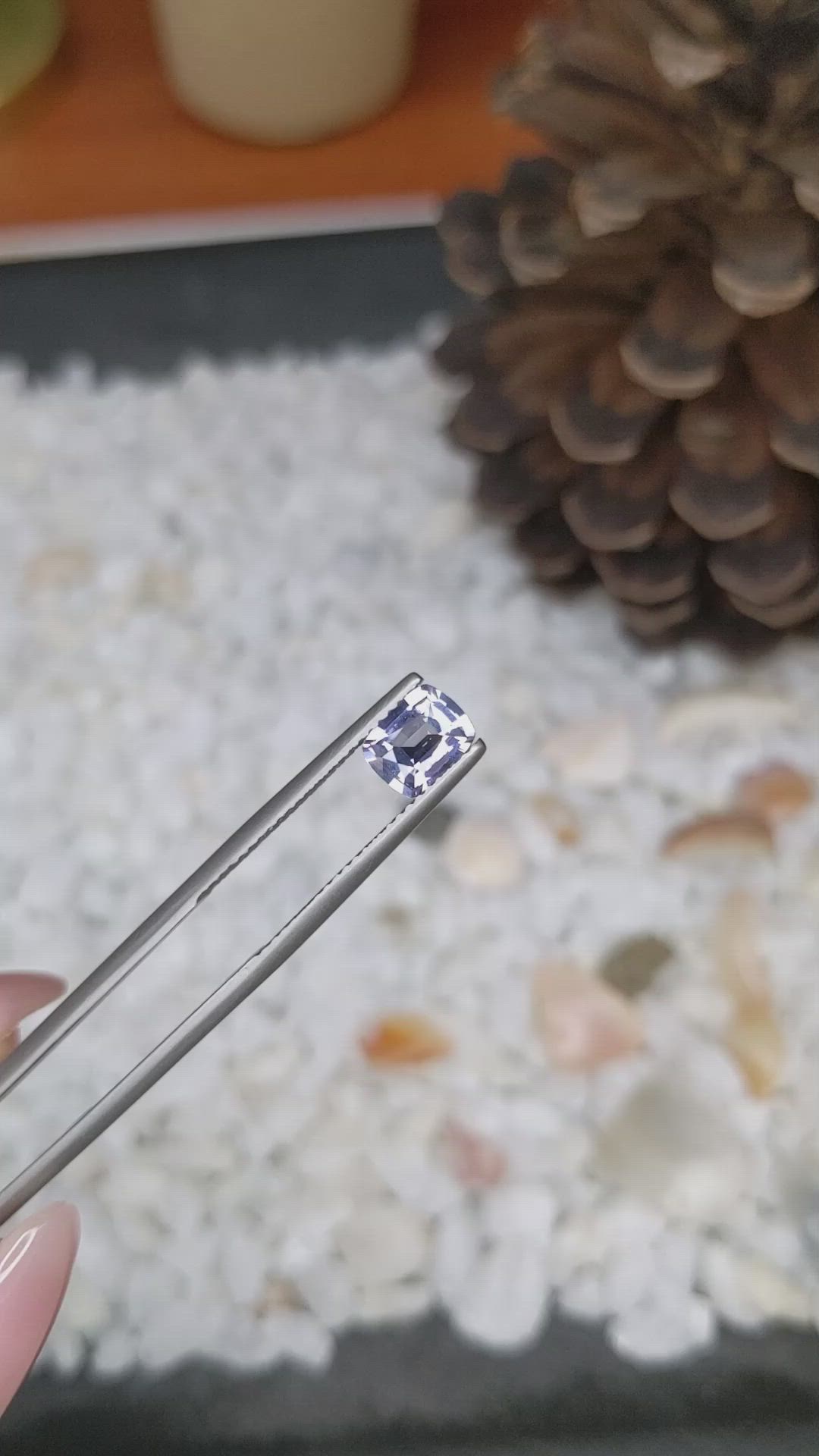 0.90 Ct. Spinel from Madagascar Size Video