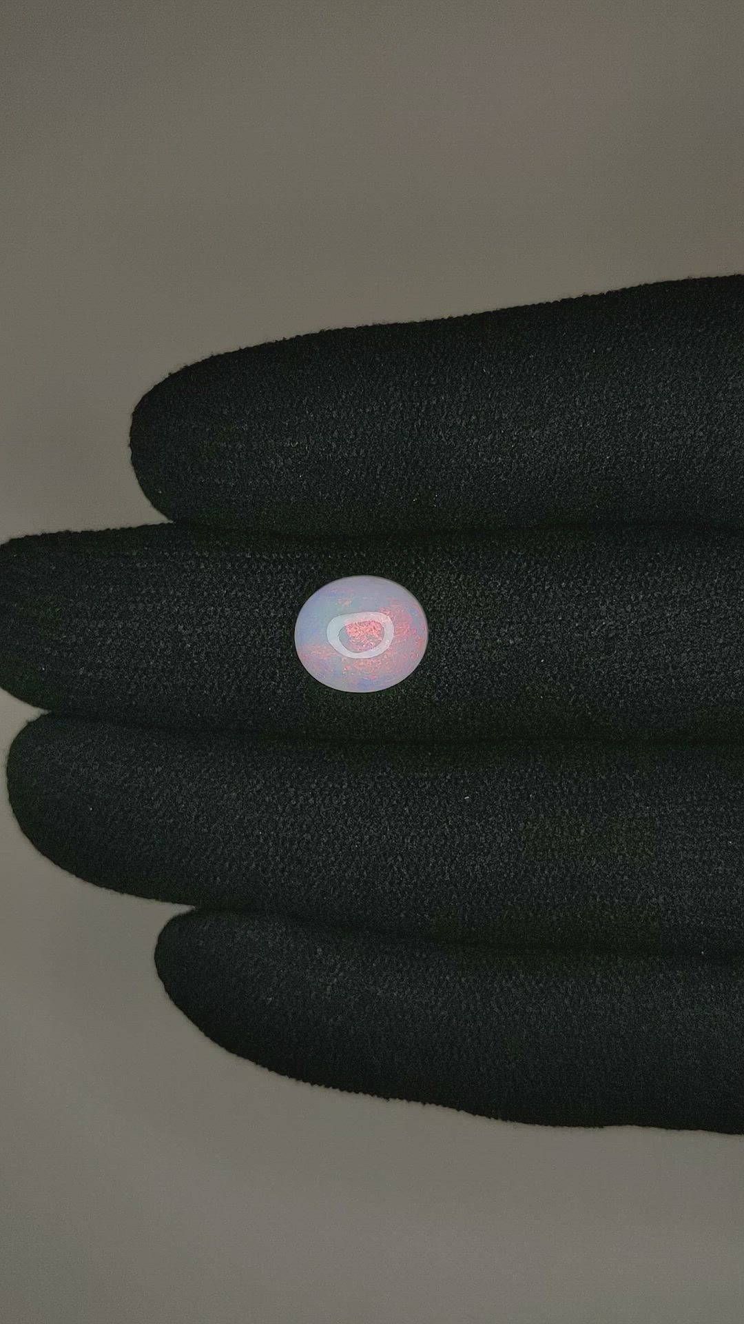 2.39 Ct. White Opal from Australia Size Video