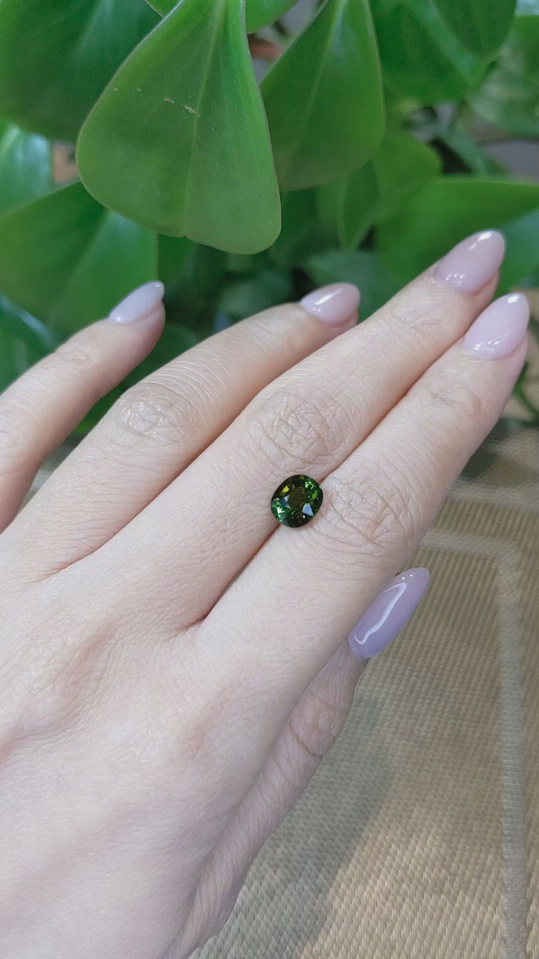 1.58 Ct. Tourmaline from Brazil Size Video