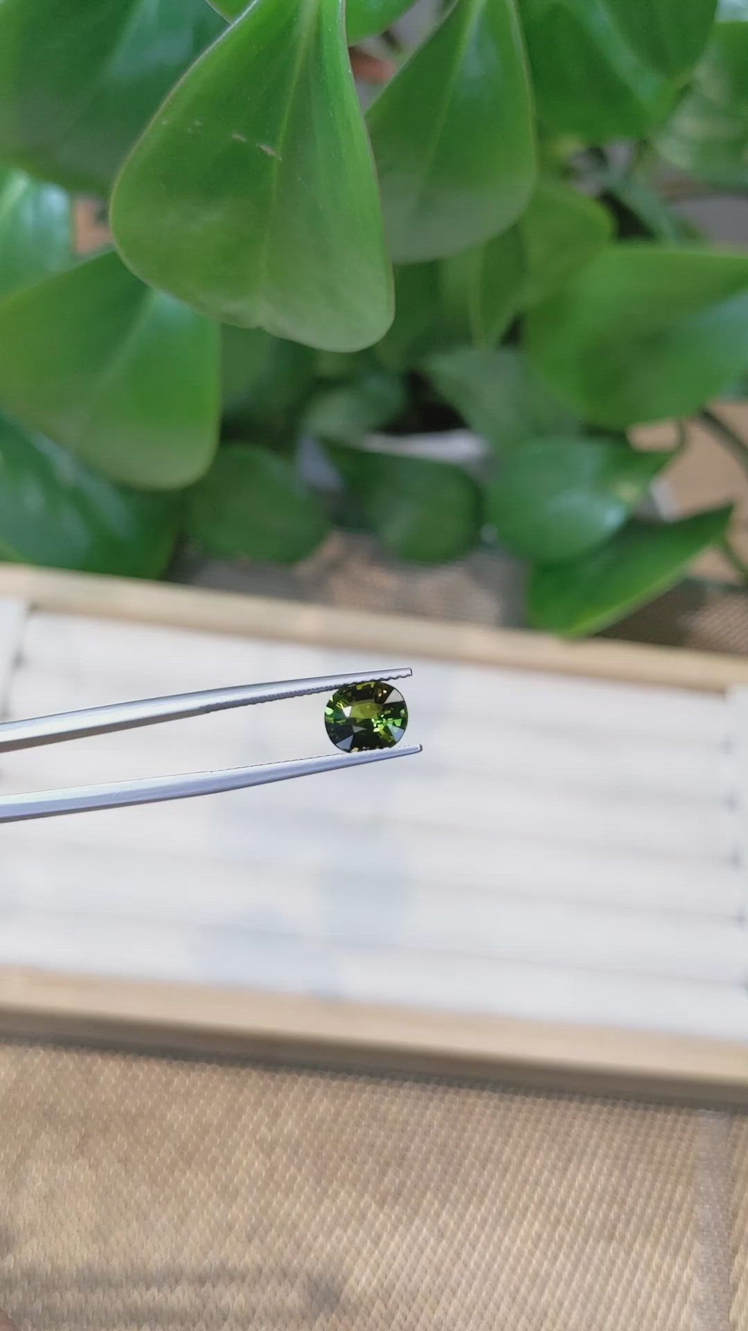 1.58 Ct. Tourmaline from Brazil Size Video