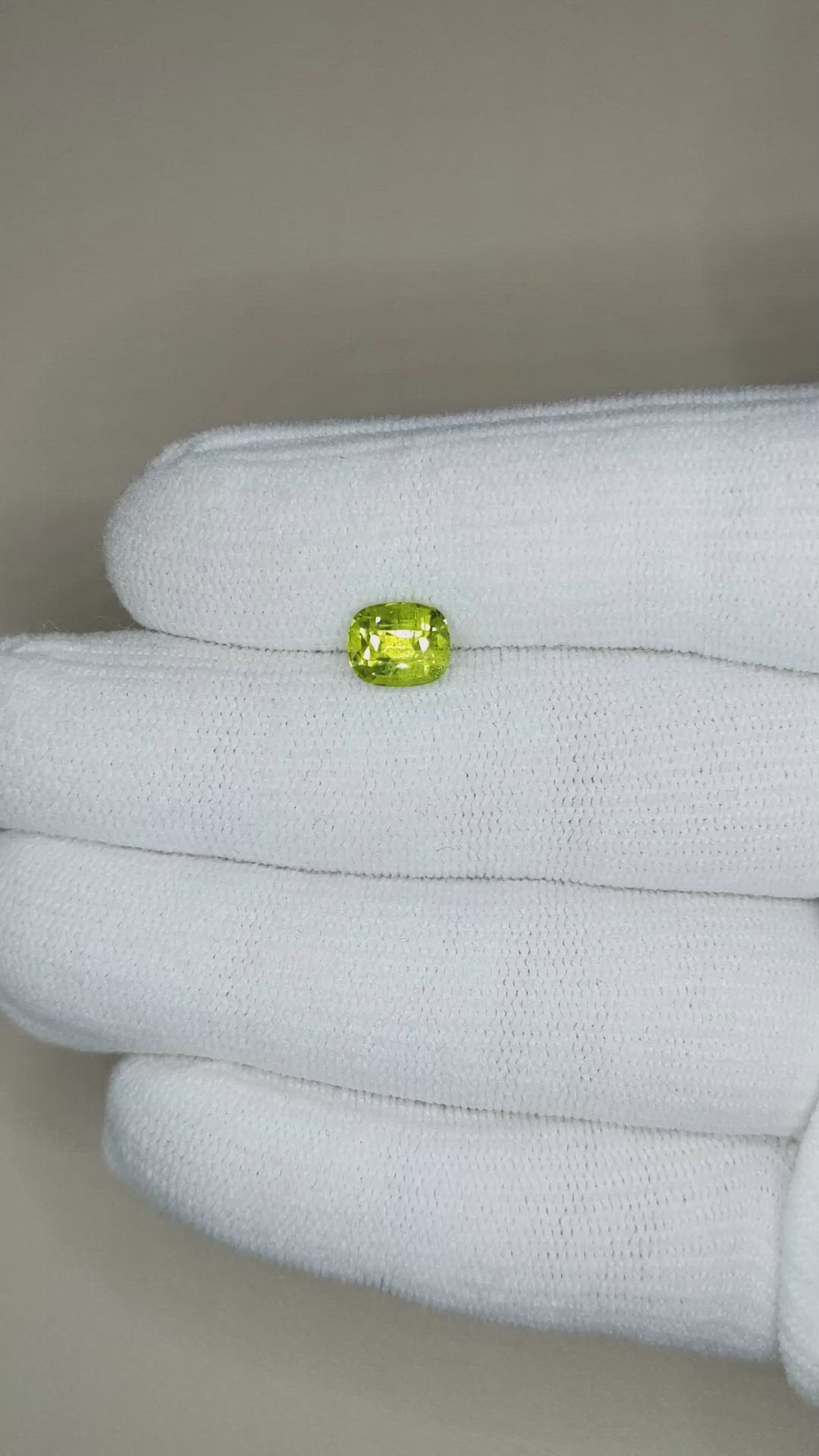 1.86 Ct. Peridot from Pakistan Size Video