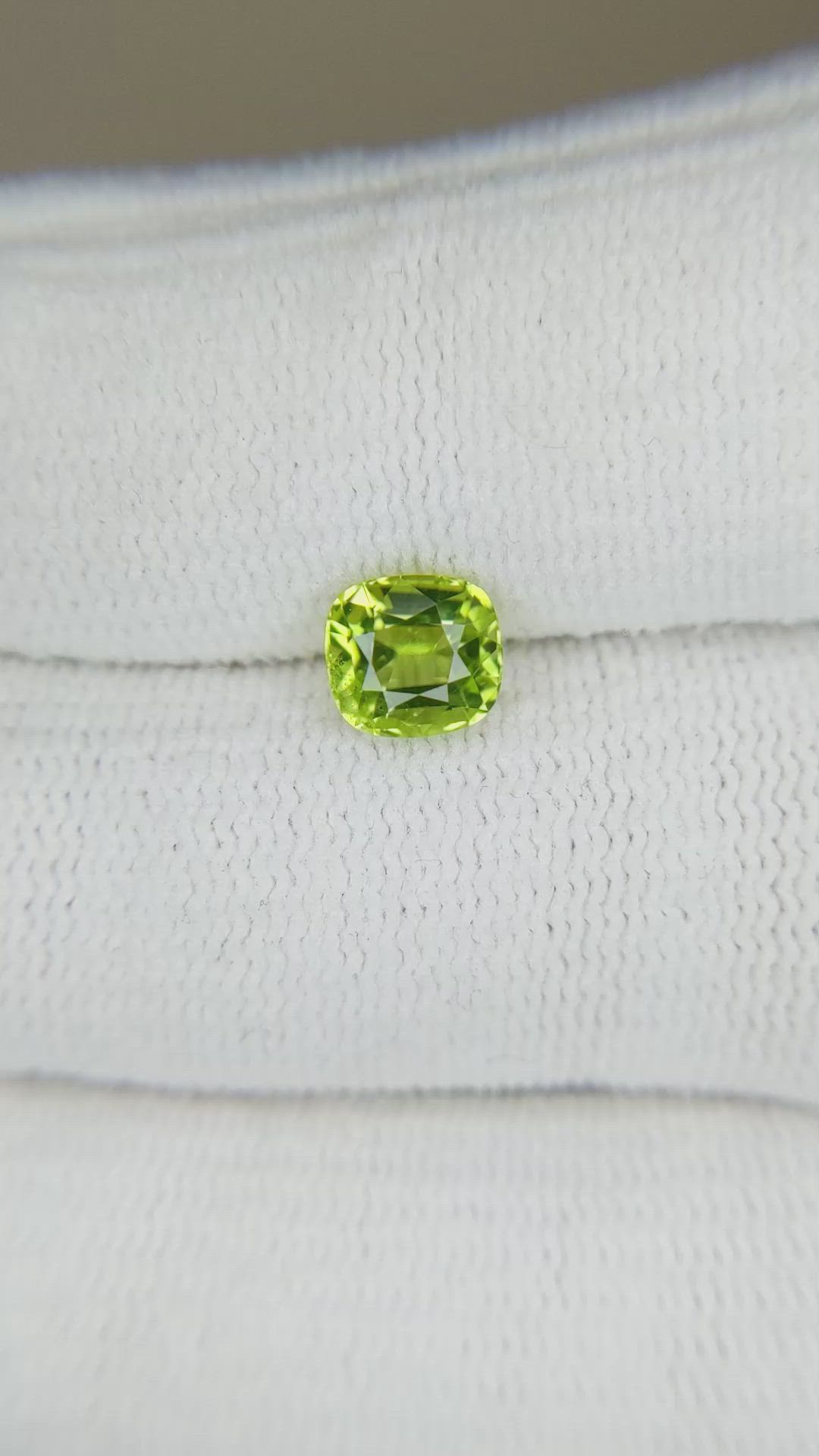 1.26 Ct. Peridot from Pakistan Size Video
