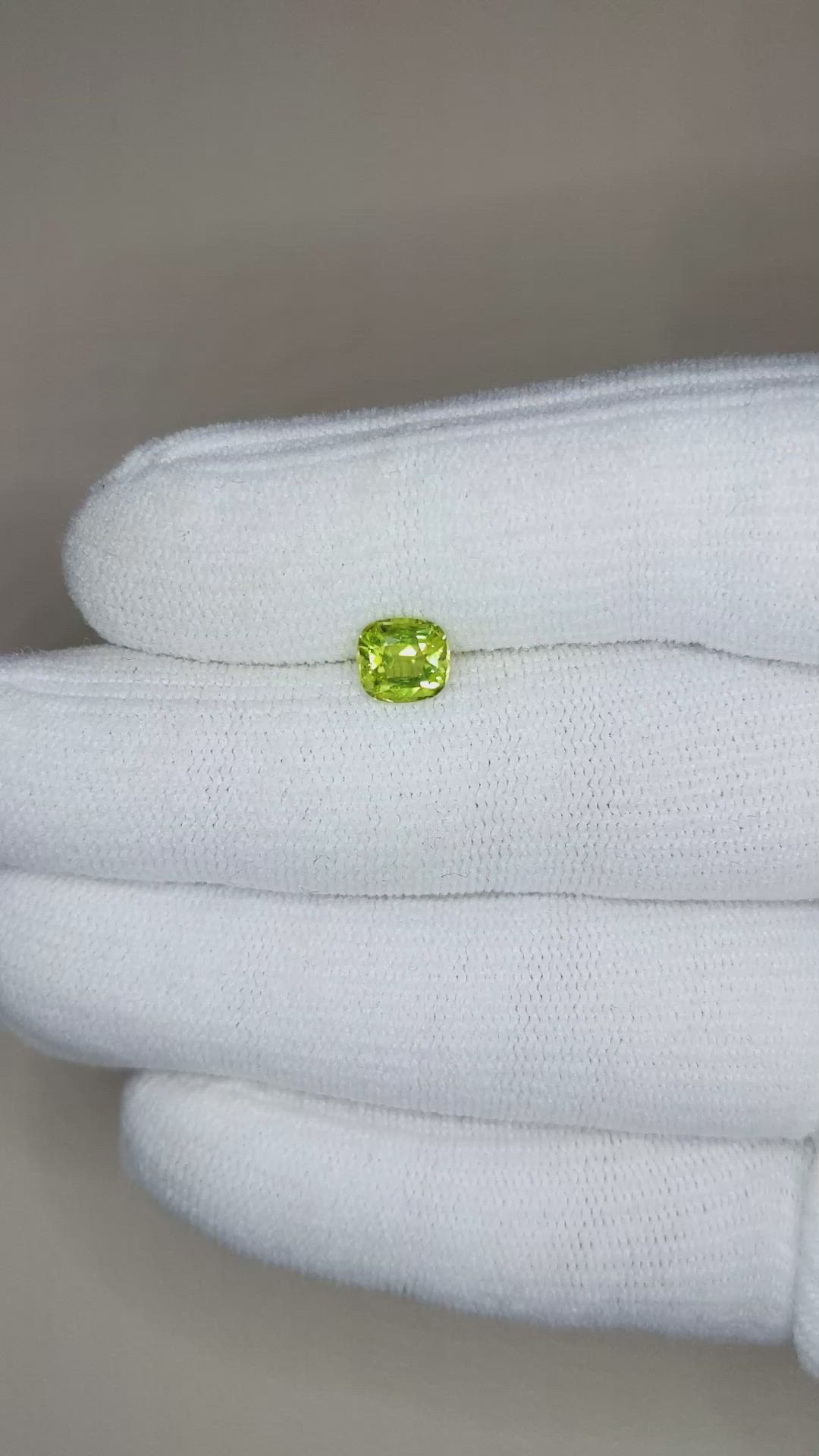 1.26 Ct. Peridot from Pakistan Size Video