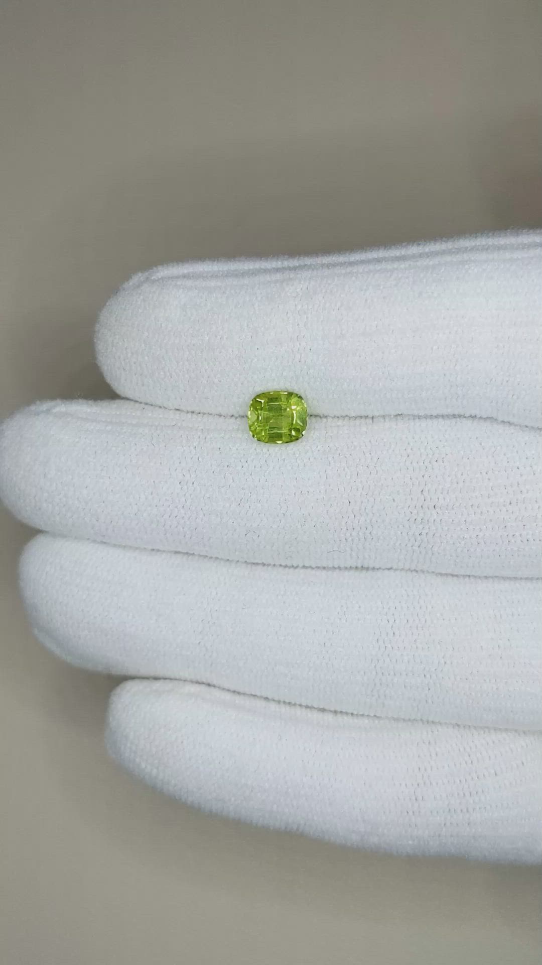 1.27 Ct. Peridot from Pakistan Size Video