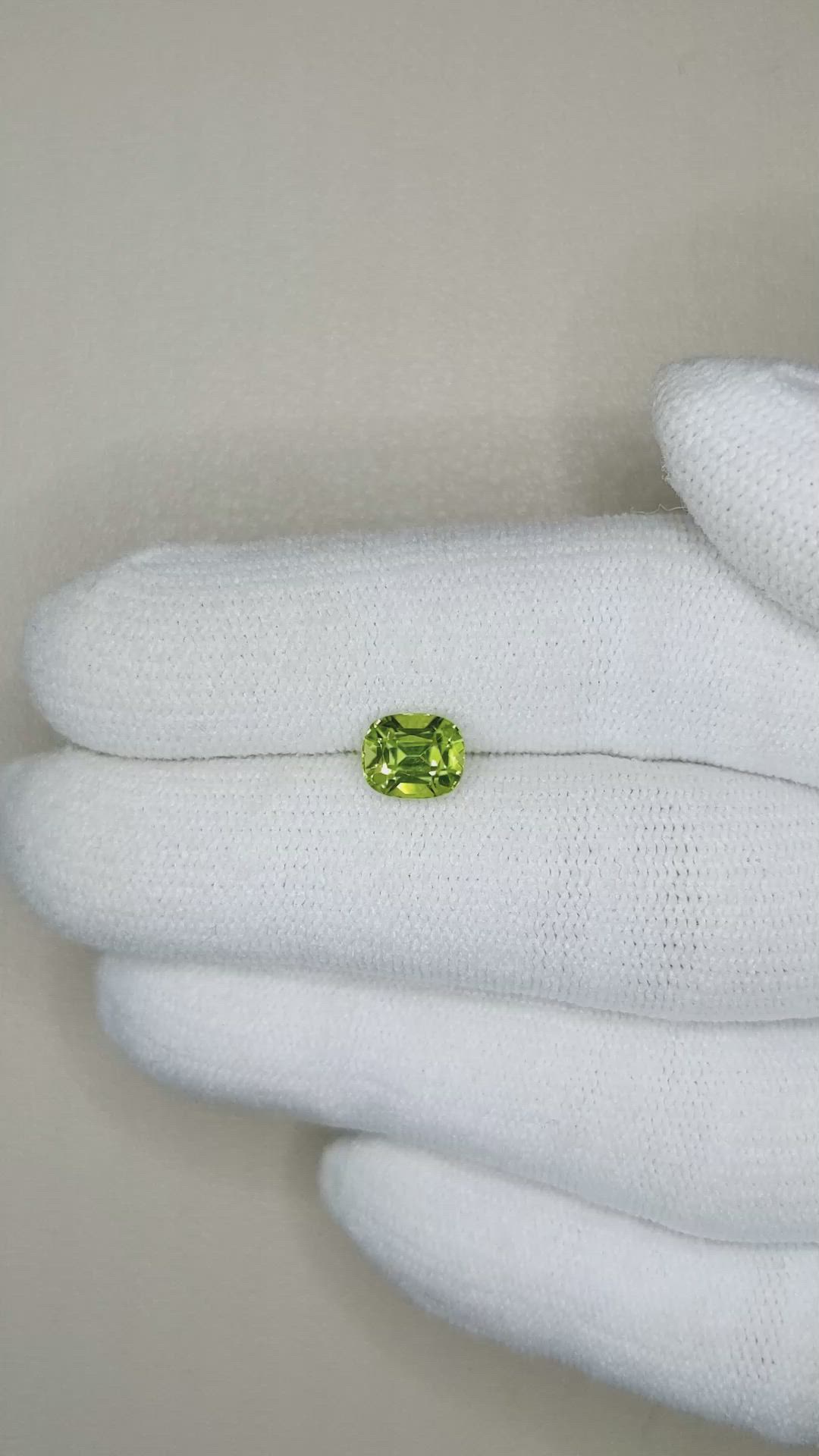 1.37 Ct. Peridot from Pakistan Size Video