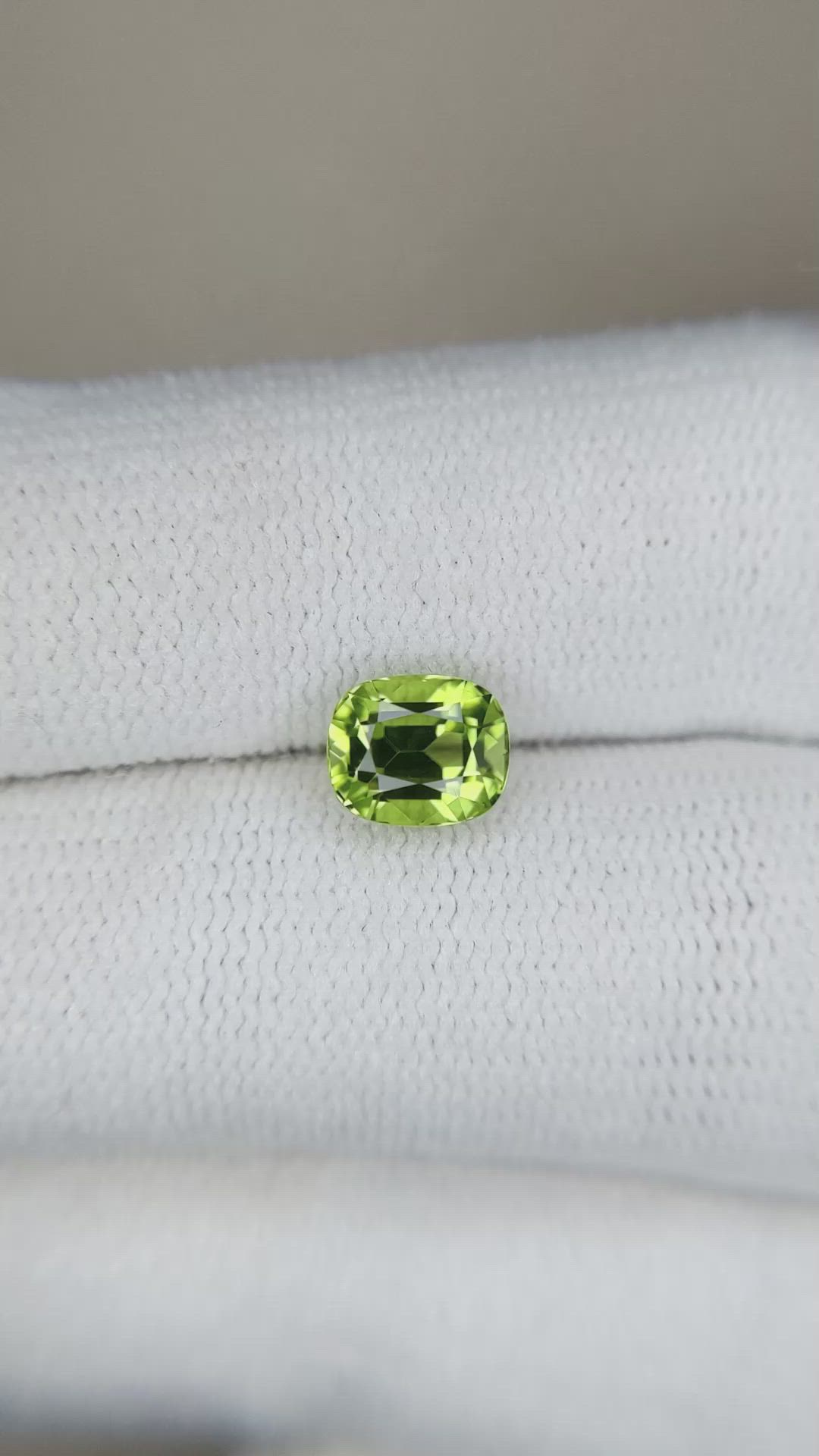 1.37 Ct. Peridot from Pakistan Size Video